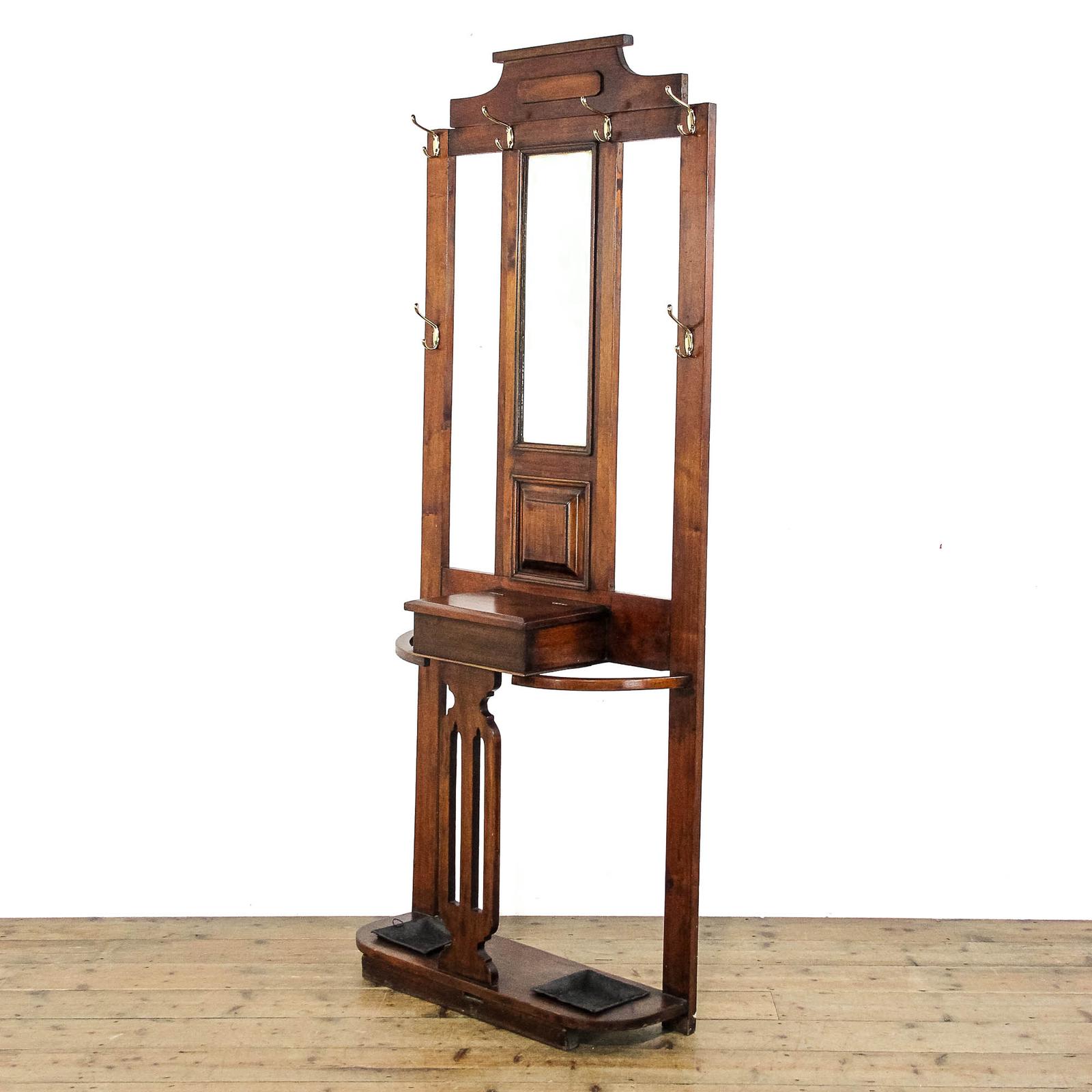 Antique Early 20th Century Mahogany Hall Stand (1 of 9) Antique Early 20th Century Mahogany Hall Stand (1 of 9)