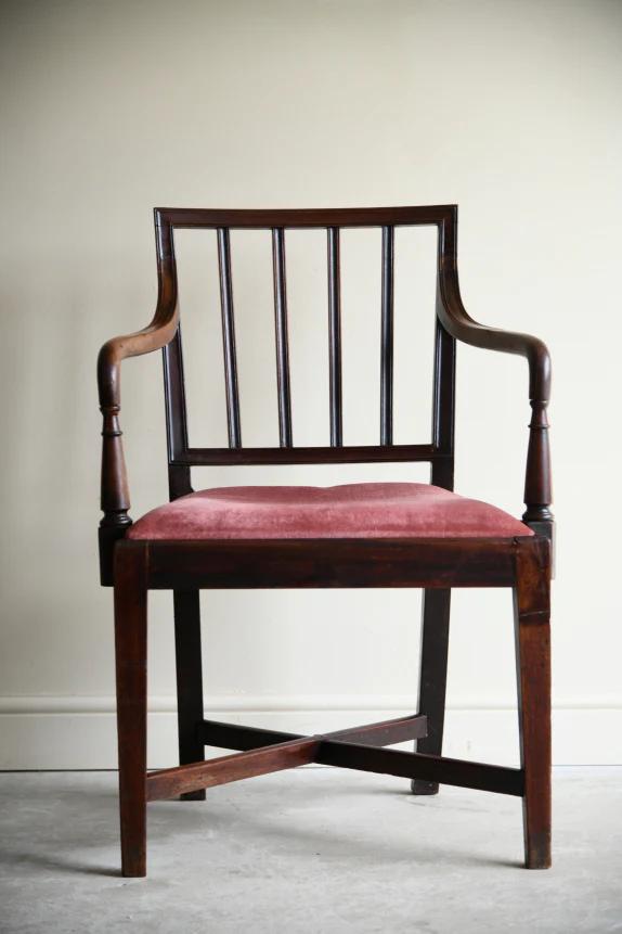 Georgian Mahogany Carver Chair (1 of 12)