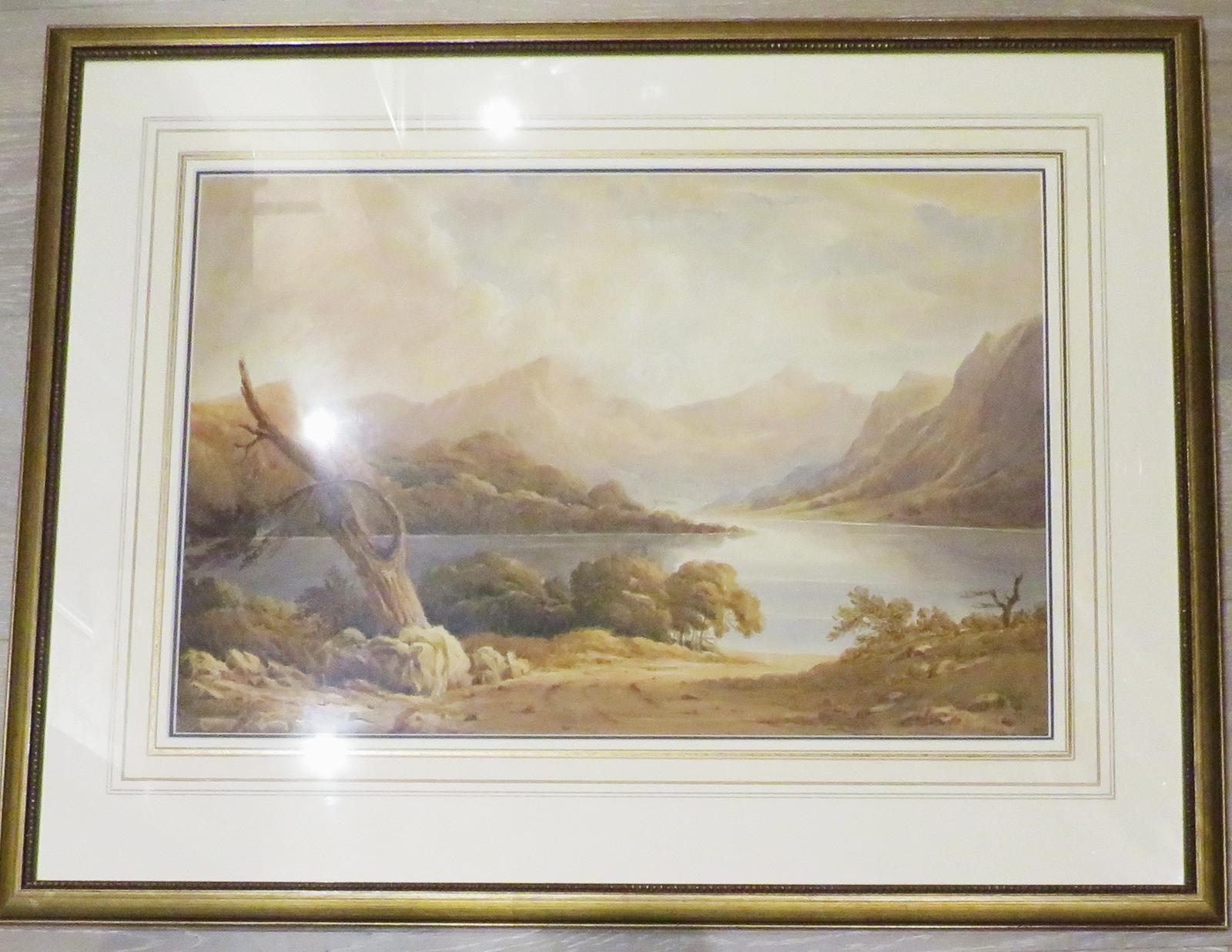 Watercolour ON Card Att. TO John Varley 1778-1842 (1 of 2)