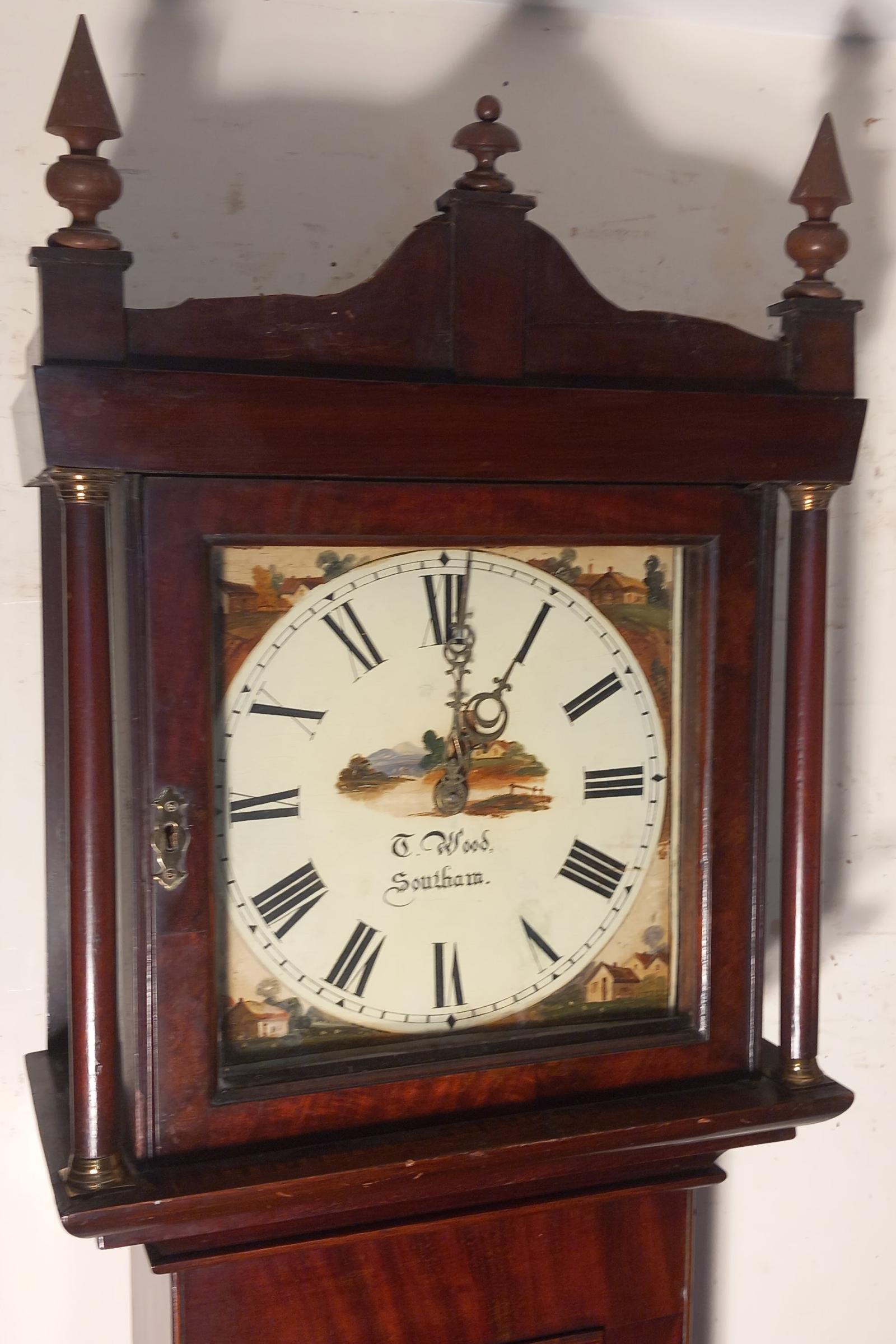 Mahogany "Southam" Longcase Clock (1 of 6)
