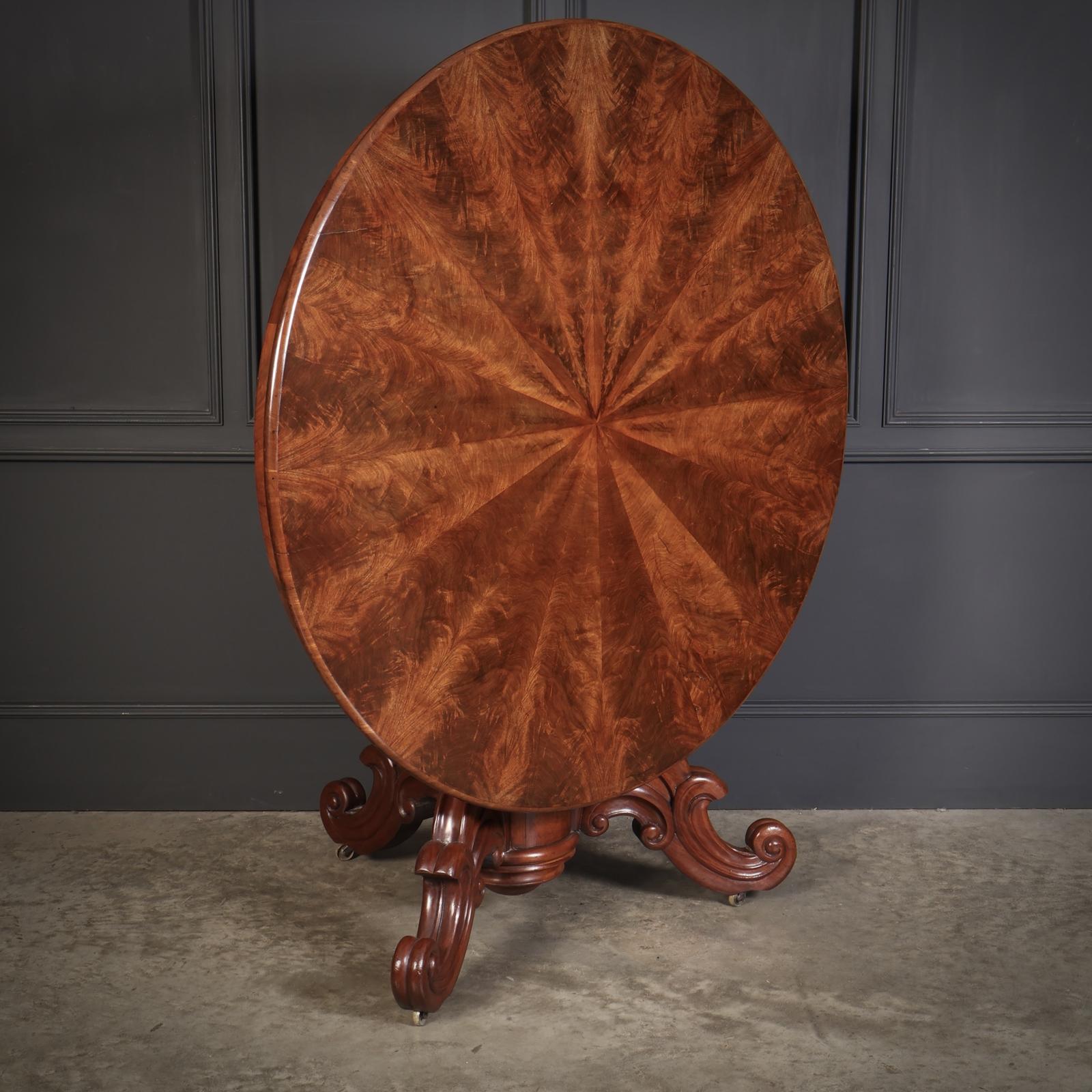Superb Mahogany Tilt Top Centre Table (1 of 10)