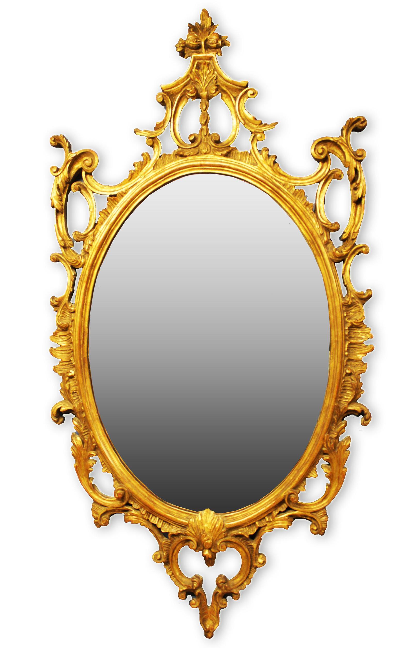 Large Carved Giltwood Mirror Early 20th Century (1 of 8) Large Carved Giltwood Mirror Early 20th Century (1 of 8)