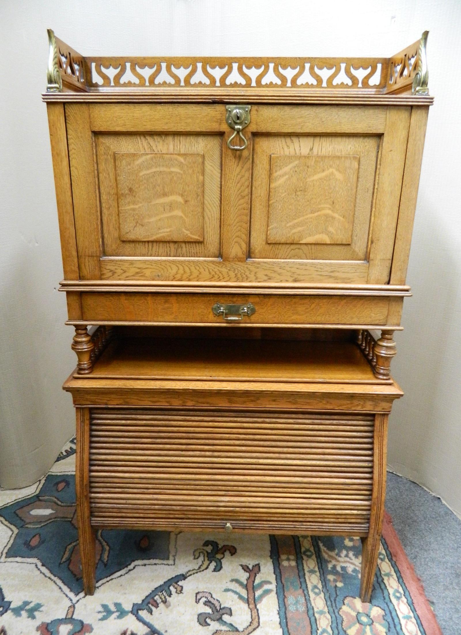 Oak Arts & Crafts Bureau - James Shoolbred & Co (1 of 6)
