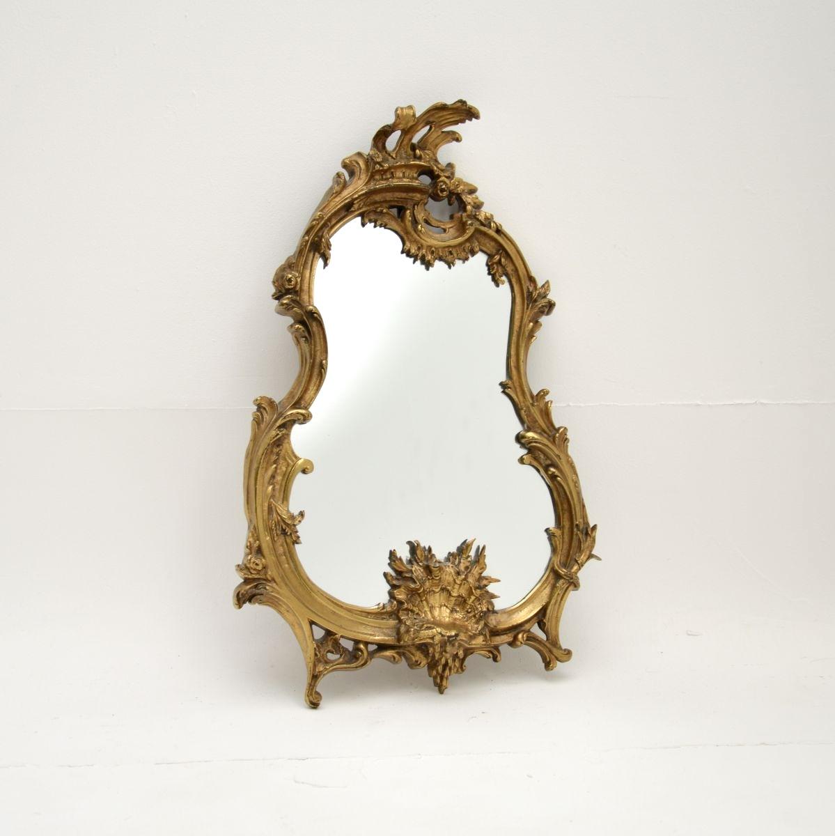 Antique French Gilt Bronze Mirror (1 of 6) Antique French Gilt Bronze Mirror (1 of 6)