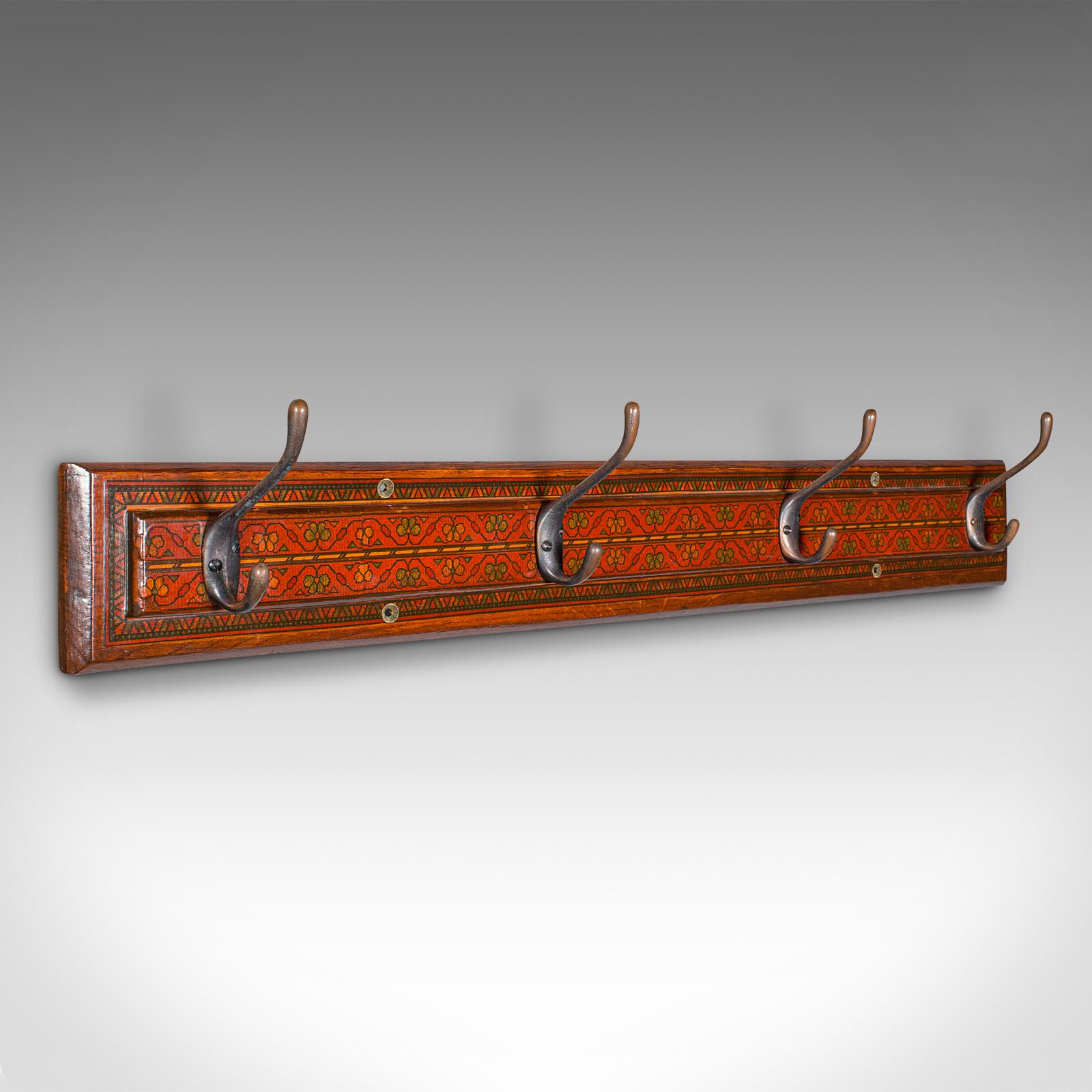 Antique Reception Wall Rack, English Oak, Hall, Coat Hooks, Aesthetic, Victorian (1 of 8) Antique Reception Wall Rack, English Oak, Hall, Coat Hooks, Aesthetic, Victorian (1 of 8)
