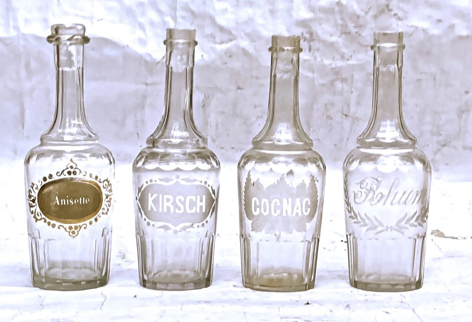 Collection of Vintage French Bar Decanters (1 of 6) Collection of Vintage French Bar Decanters (1 of 6)