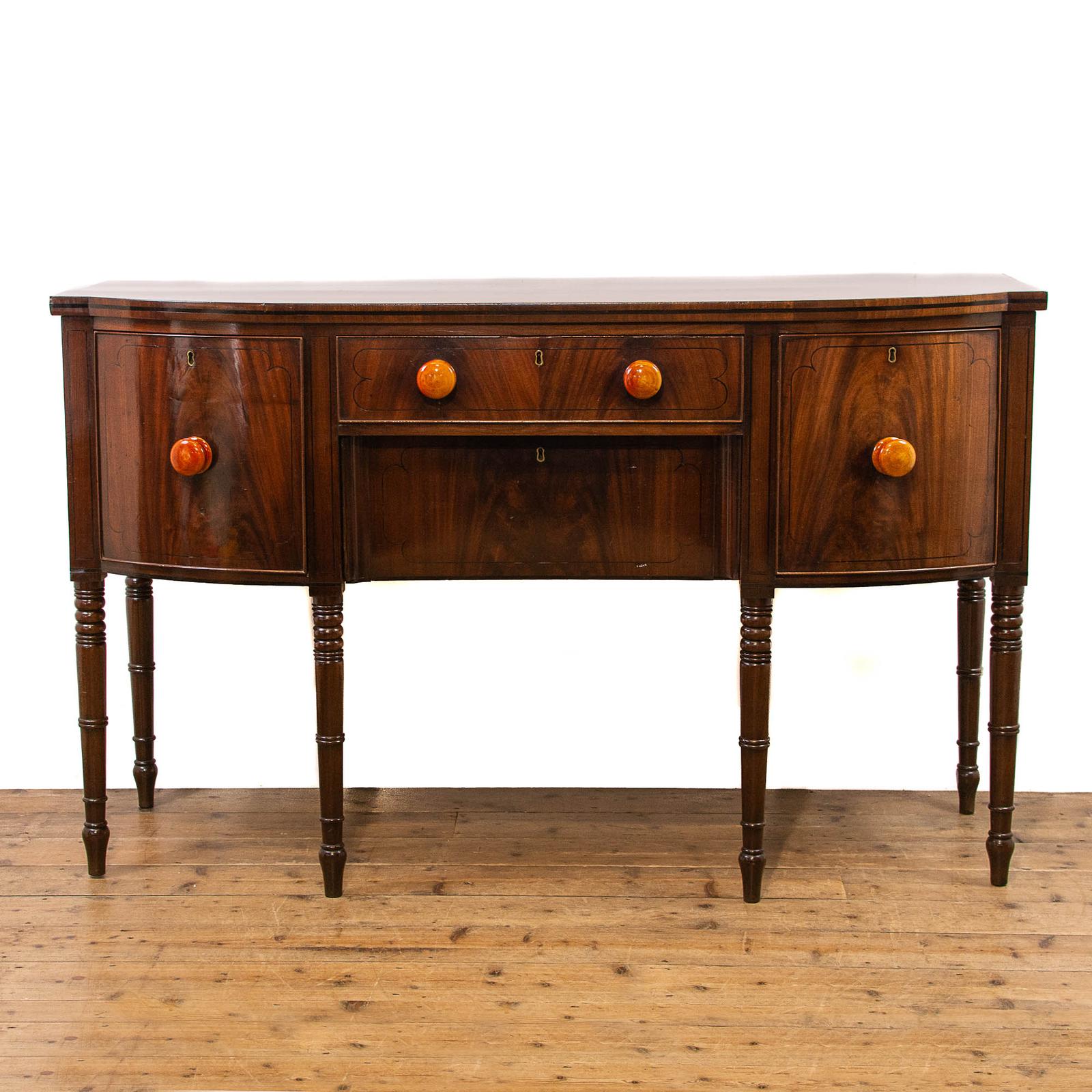 Antique Mahogany Bow Front Sideboard M4697 / LA444278