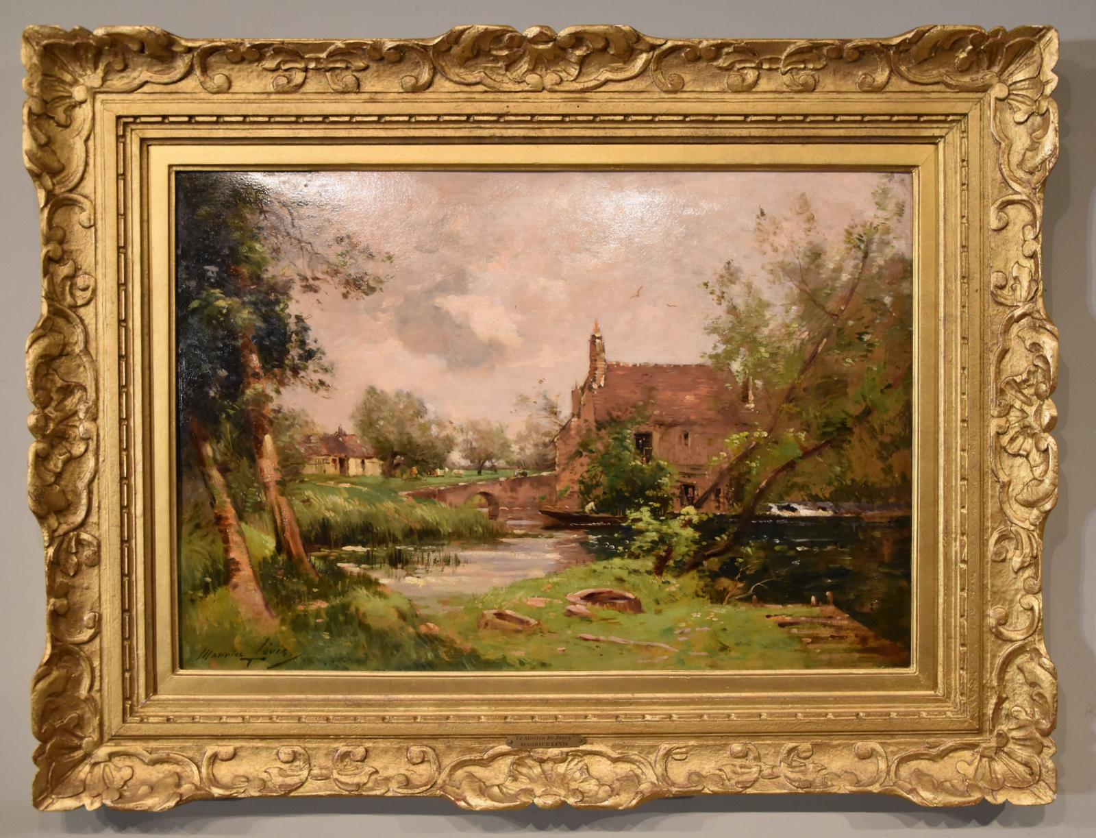 Oil Painting by Maurice Levis "Le Moulin de Jarcy" (1 of 7)