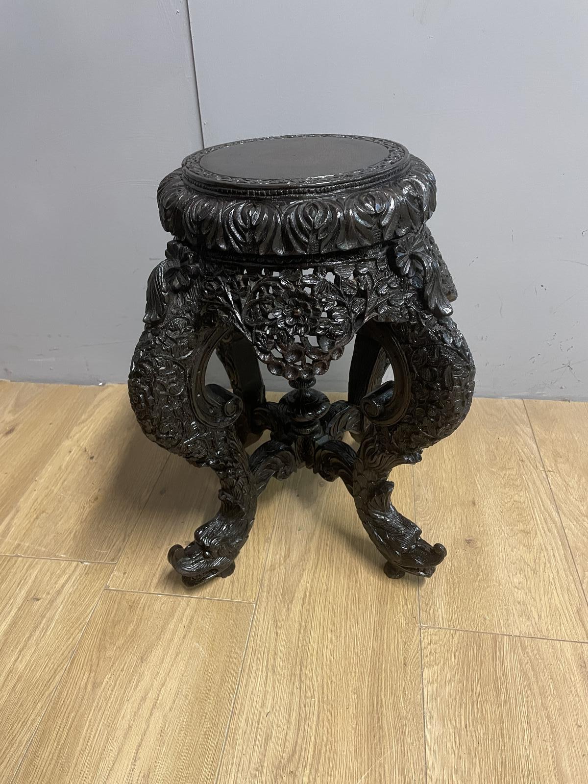 19th Century Oriental Vase Stand (1 of 8)