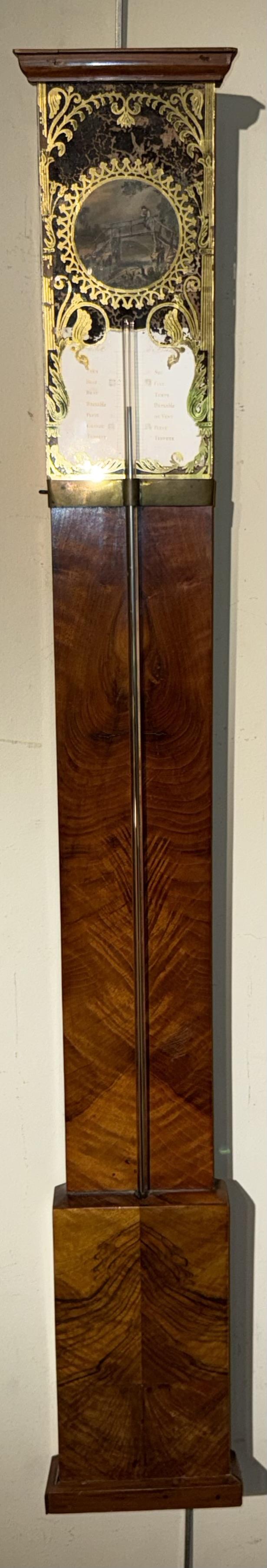 Figured Walnut Stick Barometer (1 of 6) Figured Walnut Stick Barometer (1 of 6)