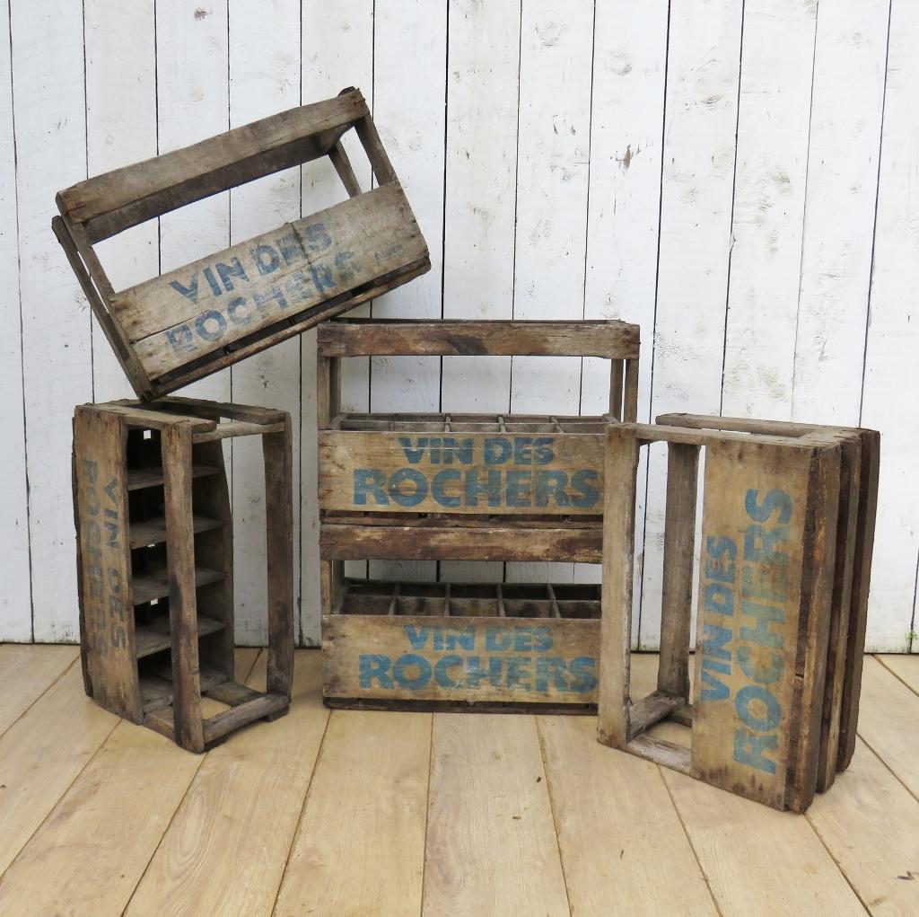 Antique French Wine Bottle Crates (1 of 7)