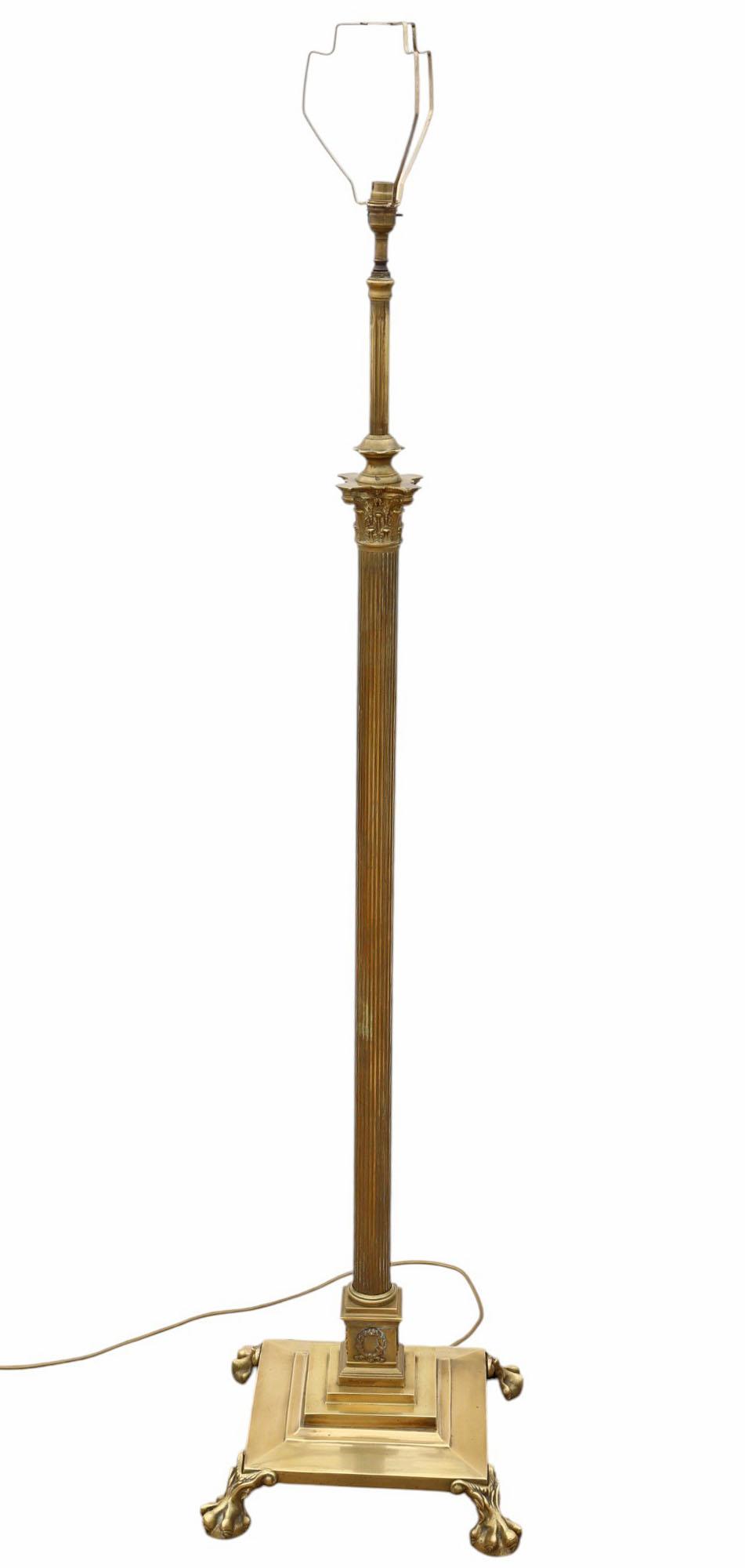 Retro Vintage Mid Century Quality Large Adjustable Height Brass Standard Lamp c.1960 (1 of 9) Retro Vintage Mid Century Quality Large Adjustable Height Brass Standard Lamp c.1960 (1 of 9)