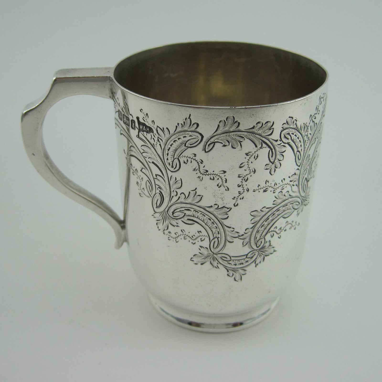 Good Quality Edwardian Silver Christening Mug (1 of 6)