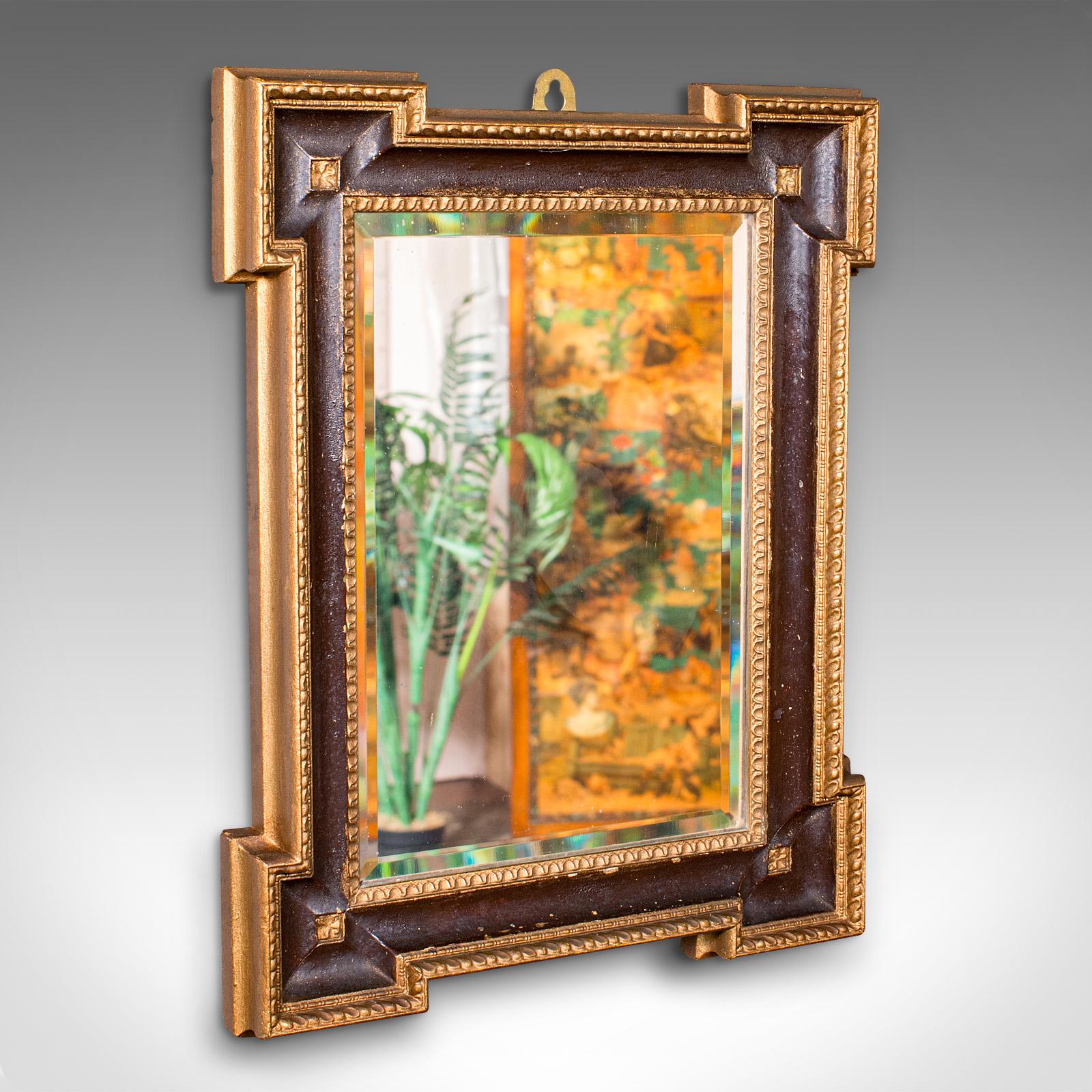 Small Antique Vanity Mirror, English, Gilt Gesso, Hall, Neoclassical, Victorian (1 of 7)