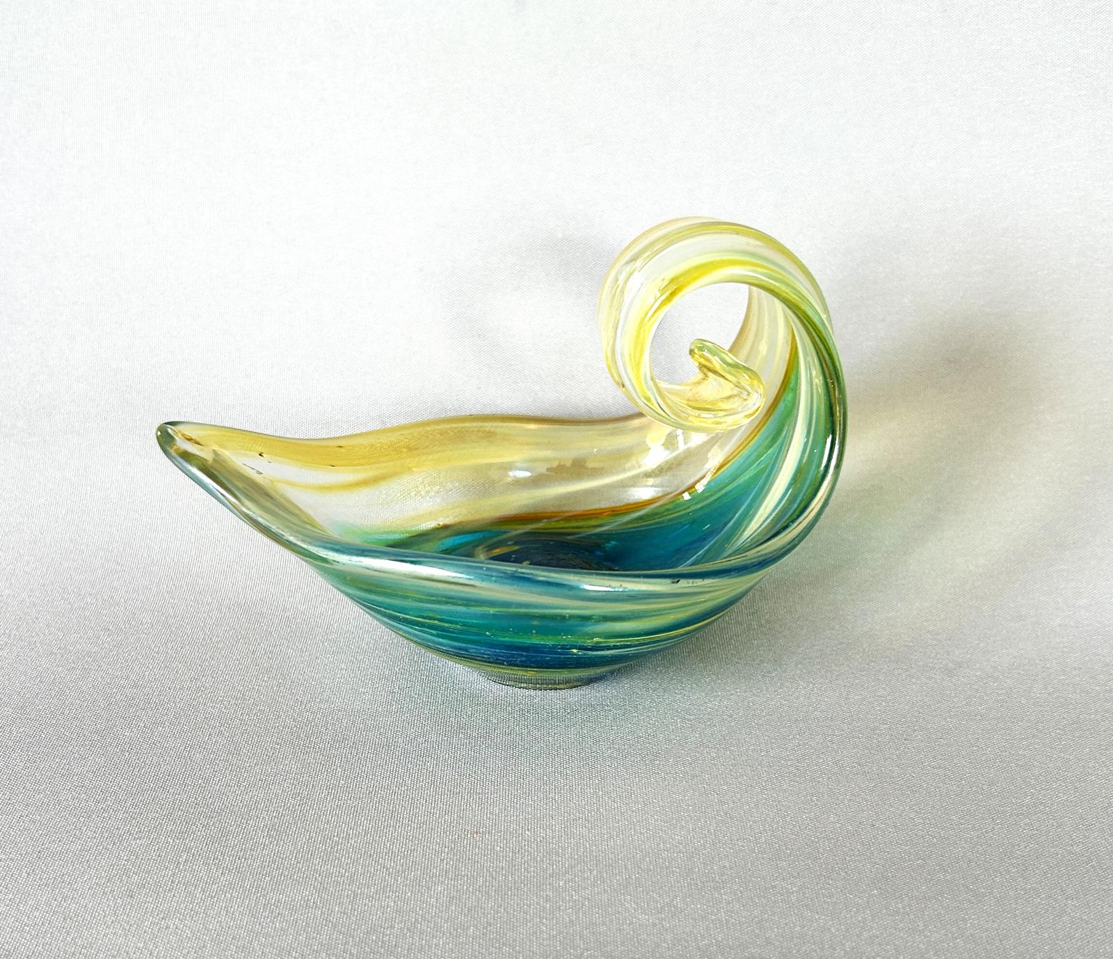 Mdina Glass Early 'aladdin's Lamp' Dish (1 of 8)