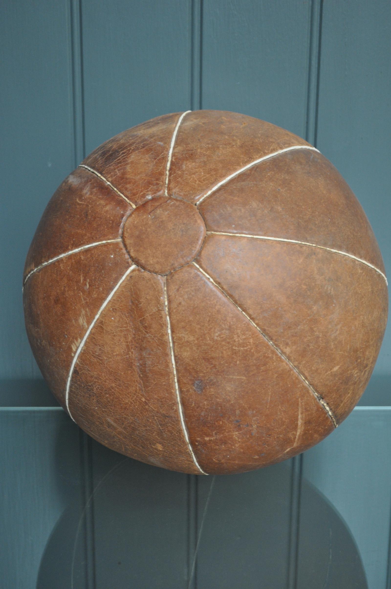 German Leather Gymnasium Ball (1 of 5) German Leather Gymnasium Ball (1 of 5)