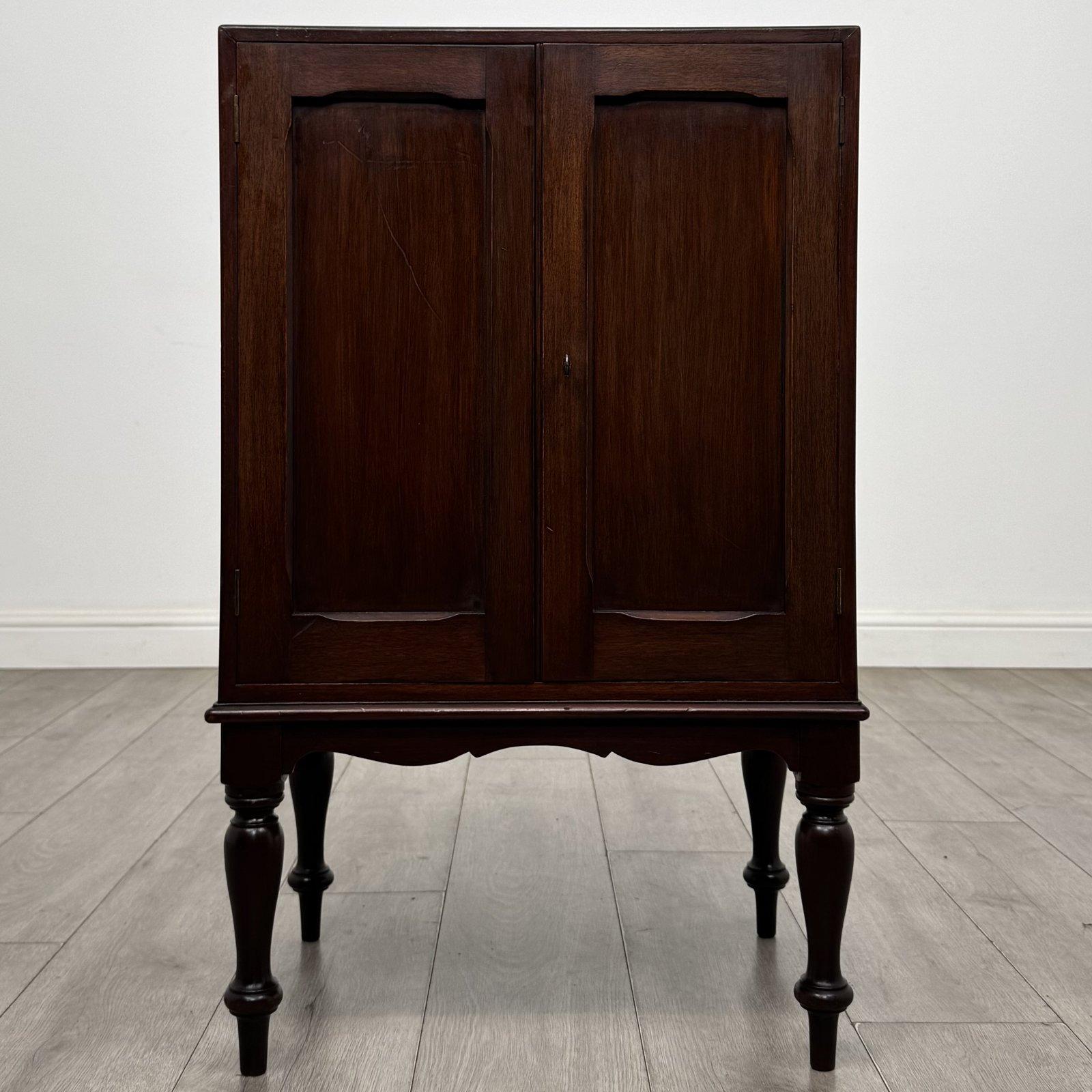 Antique Small Mahogany Side Cabinet | Panelled Doors on Turned Legs | AF-6652 (1 of 10) Antique Small Mahogany Side Cabinet | Panelled Doors on Turned Legs | AF-6652 (1 of 10)
