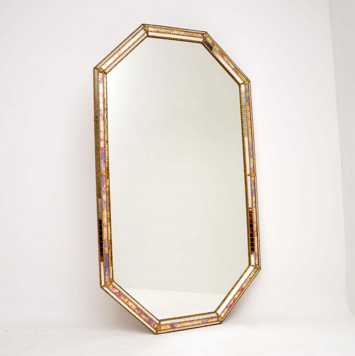 1970's Extra Large Vintage Hollywood Regency Mirror (1 of 9) 1970's Extra Large Vintage Hollywood Regency Mirror (1 of 9)