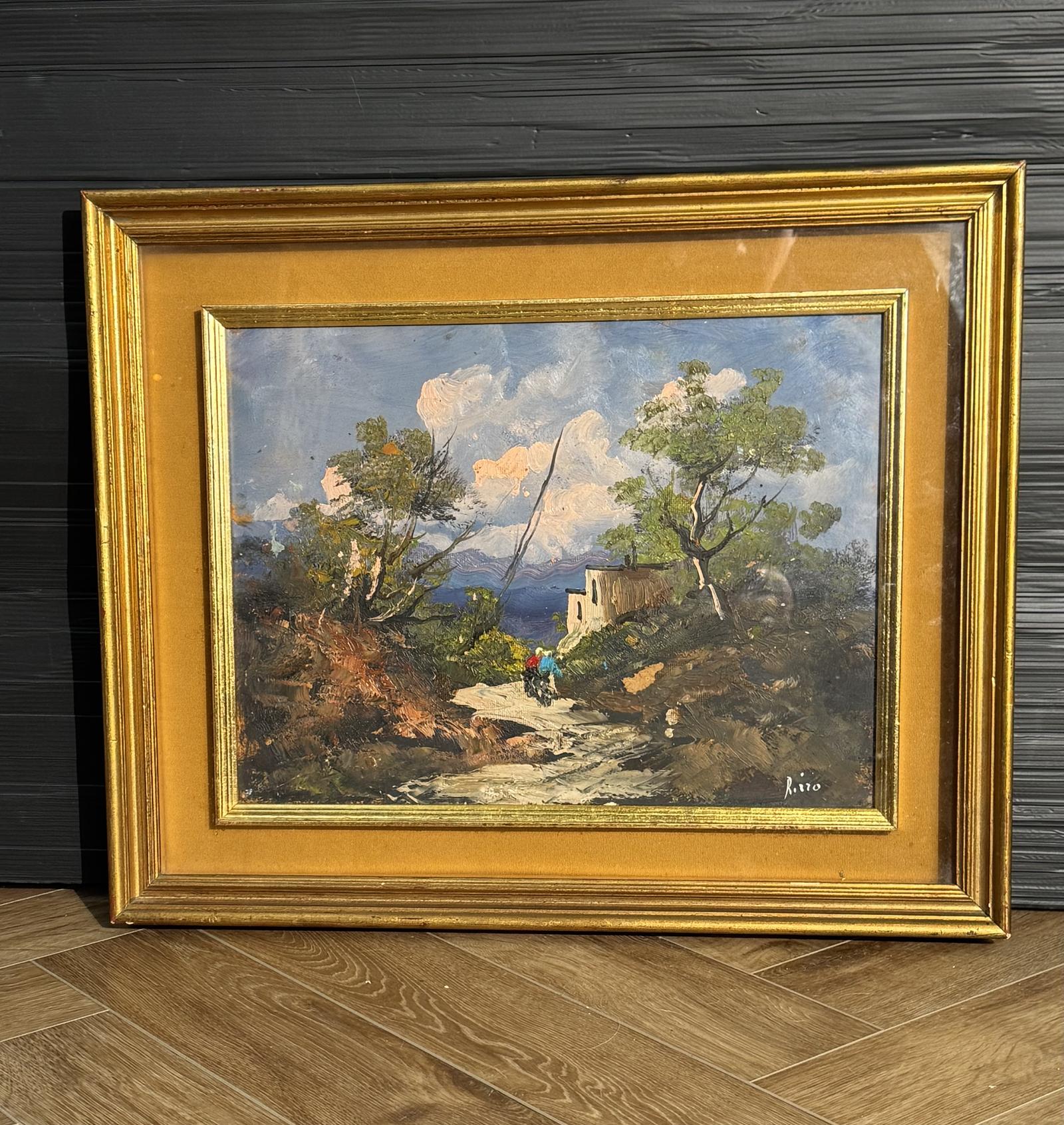 Oil on Board Signed "Rizzo" (1 of 6)