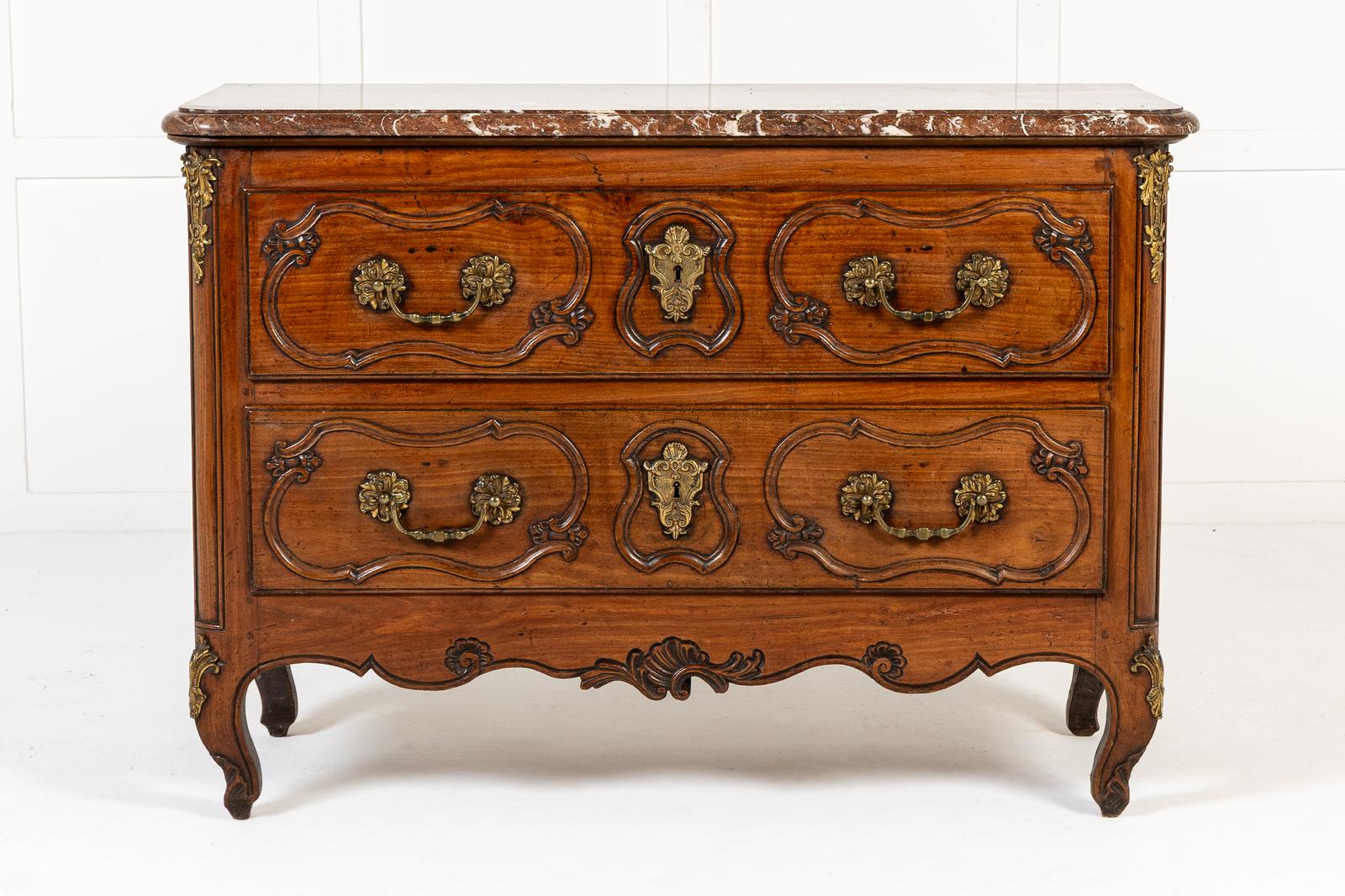 18th Century French Cherrywood Commode (1 of 1)