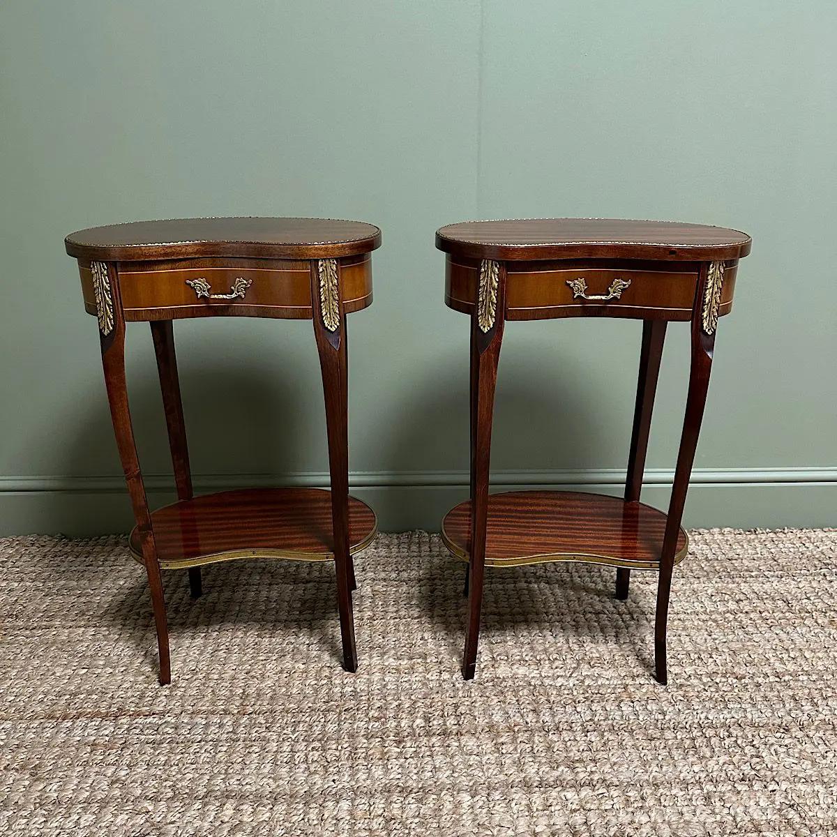 Superb Pair of Antique Side Tables / Lamp Tables (1 of 9)