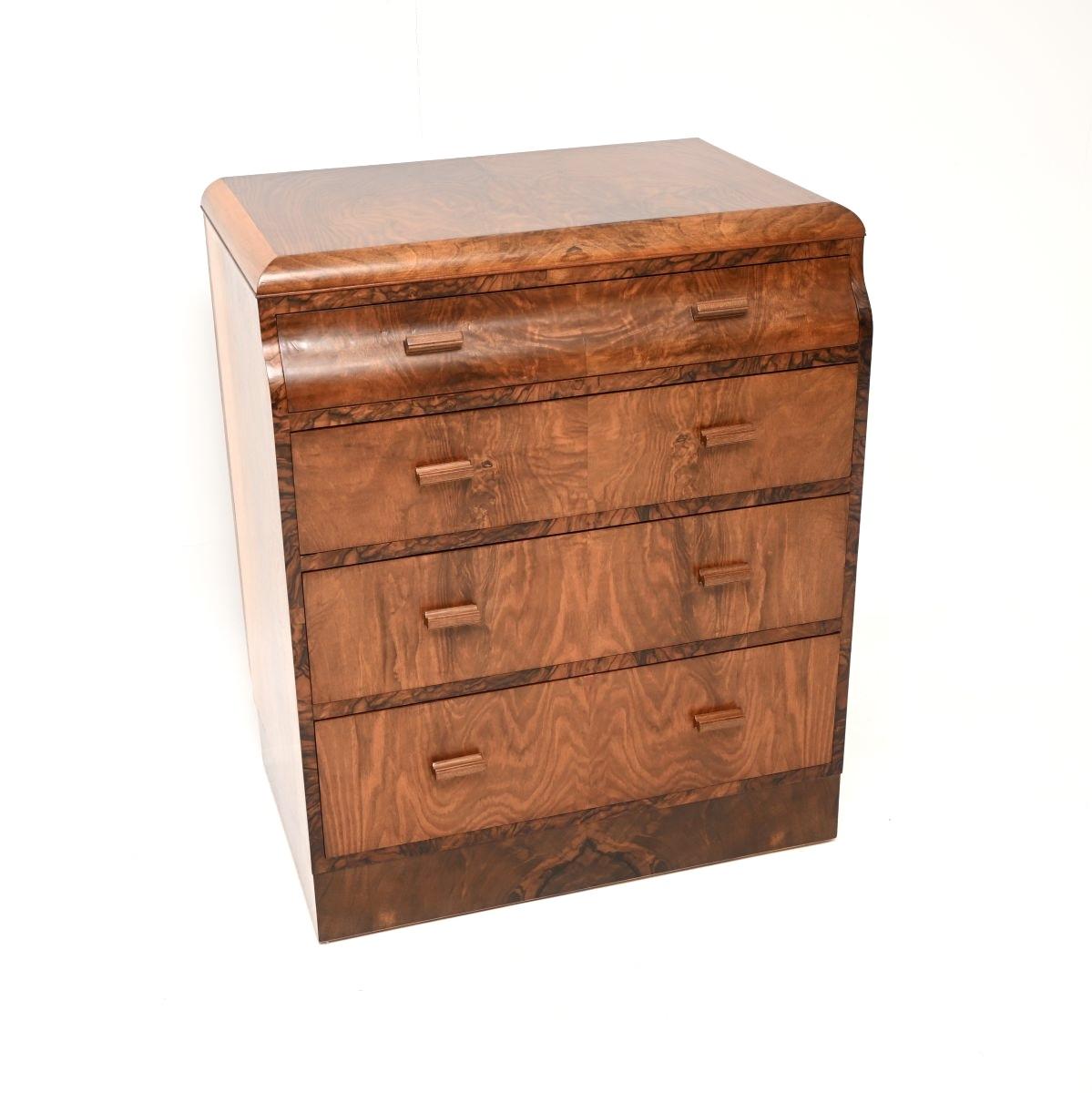 Art Deco Burr Walnut Chest of Drawers (1 of 10) Art Deco Burr Walnut Chest of Drawers (1 of 10)