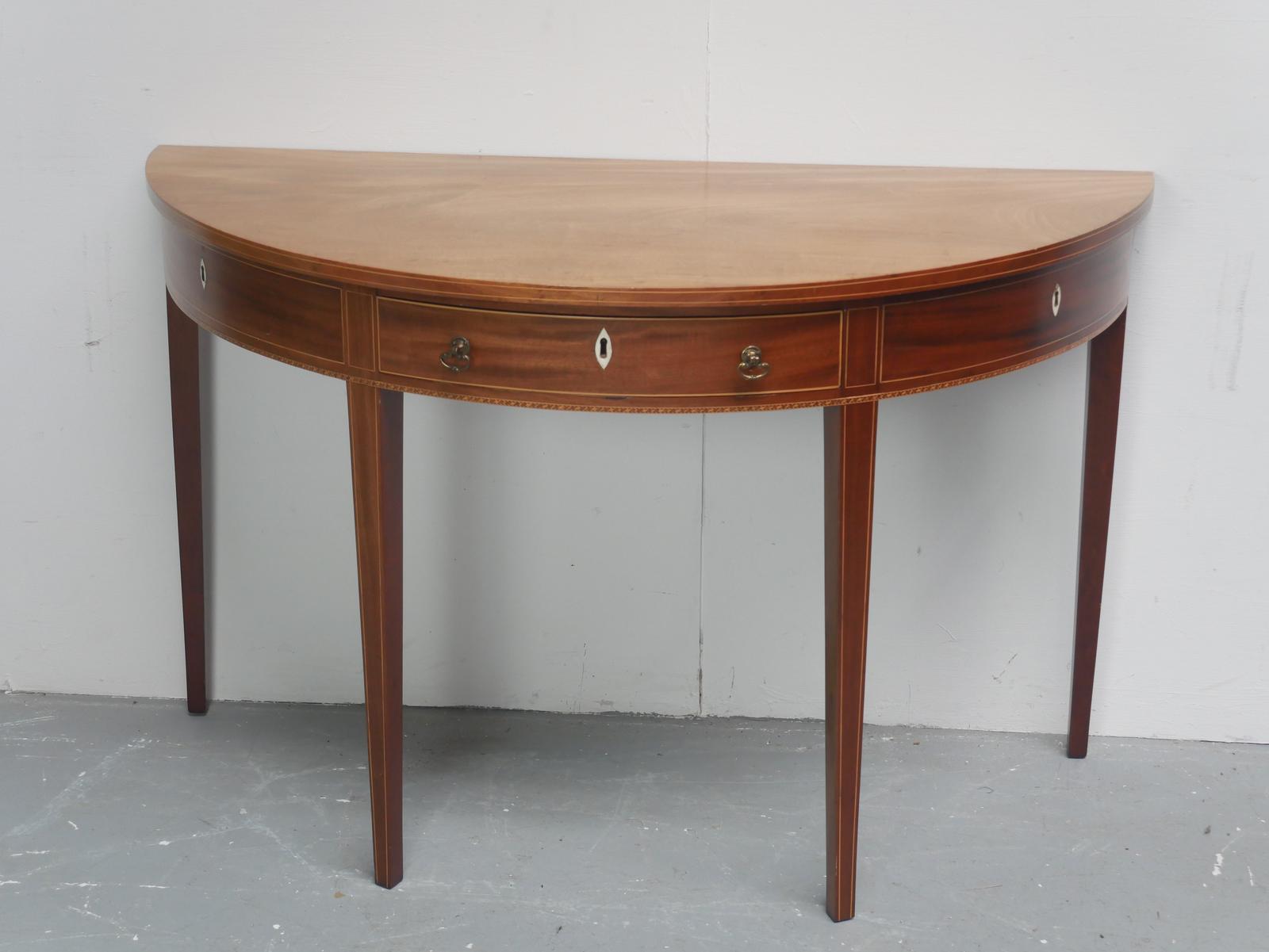 Regency Demi Lune Side Table (1 of 11) Regency Demi Lune Side Table (1 of 11)