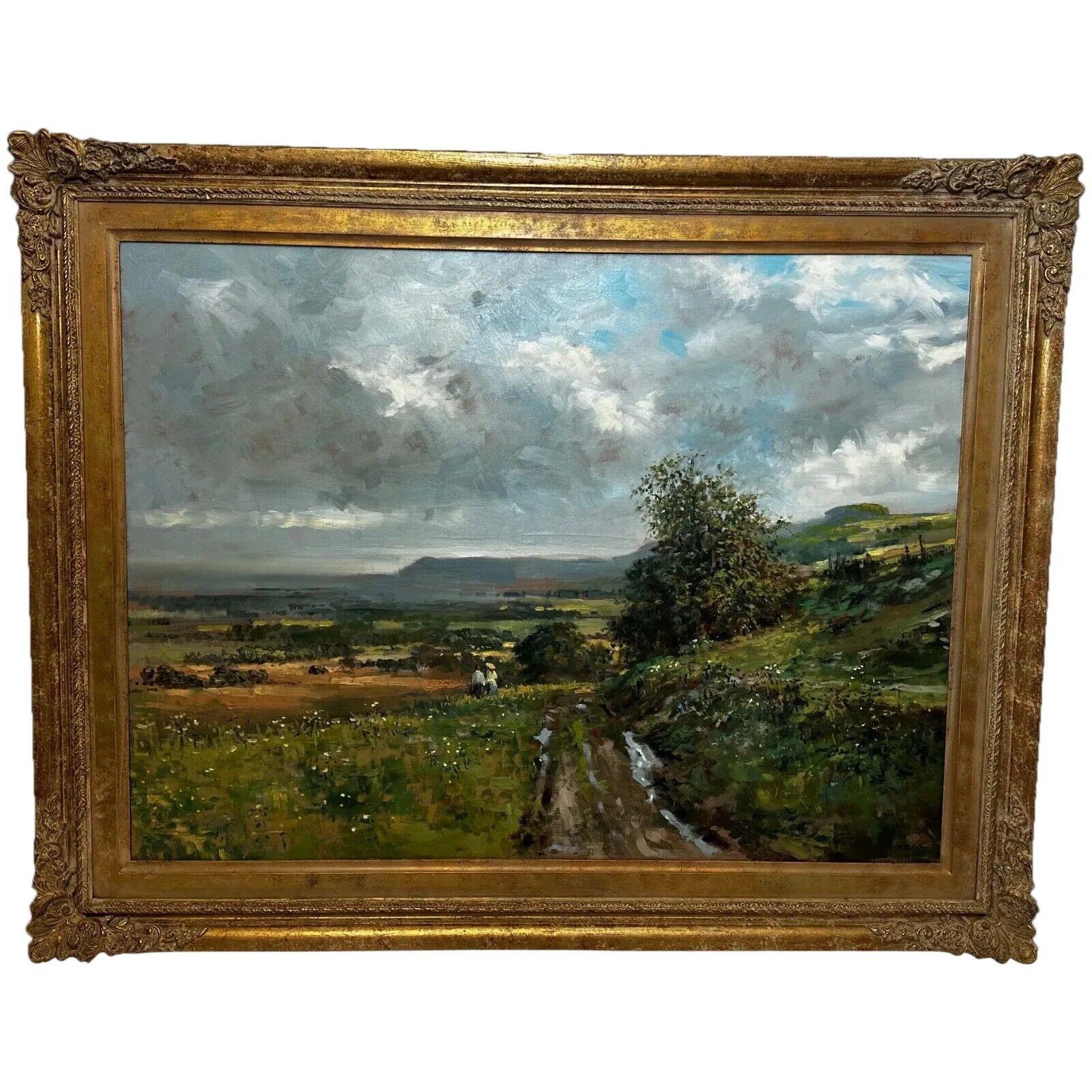 Impressionist Oil Painting Landscape Sussex Downs by Charles Neal (1 of 14) Impressionist Oil Painting Landscape Sussex Downs by Charles Neal (1 of 14)