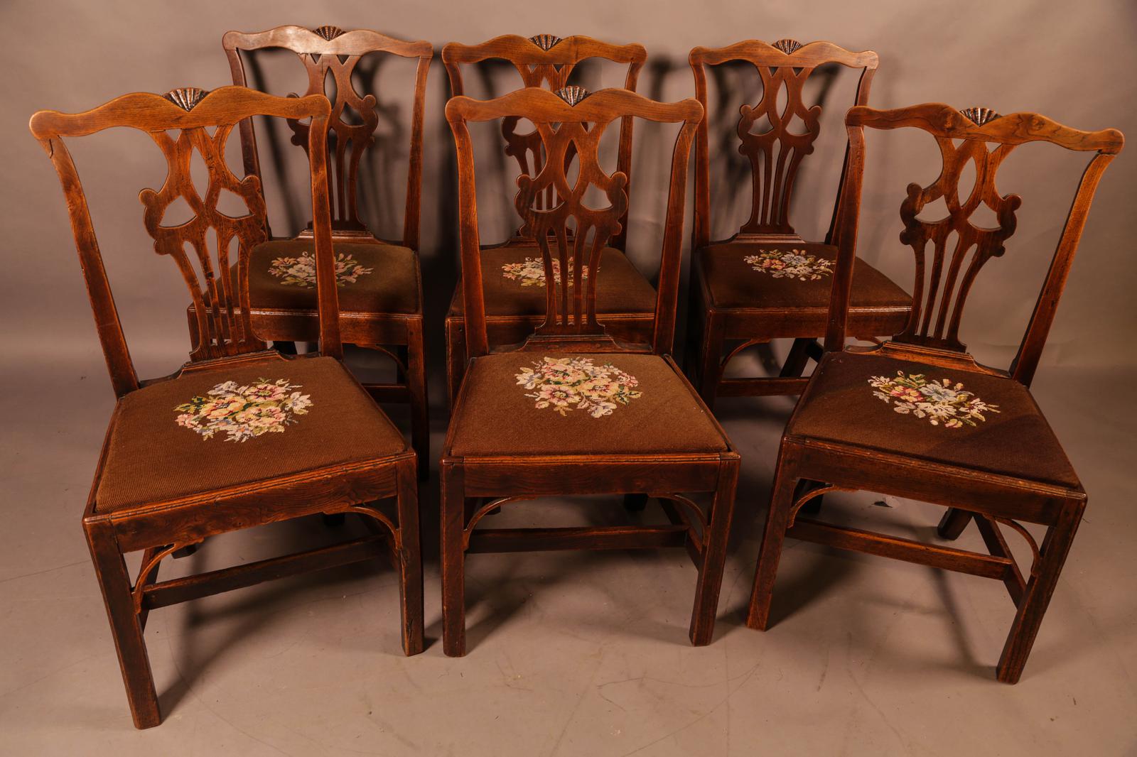 Set of 6 Country Chippendale Dining Chairs (1 of 11) Set of 6 Country Chippendale Dining Chairs (1 of 11)