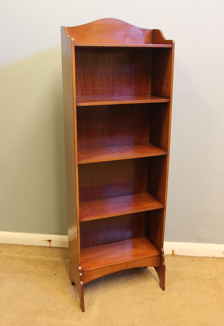 Antique Mahogany Open Bookcase c.1920 (1 of 10)