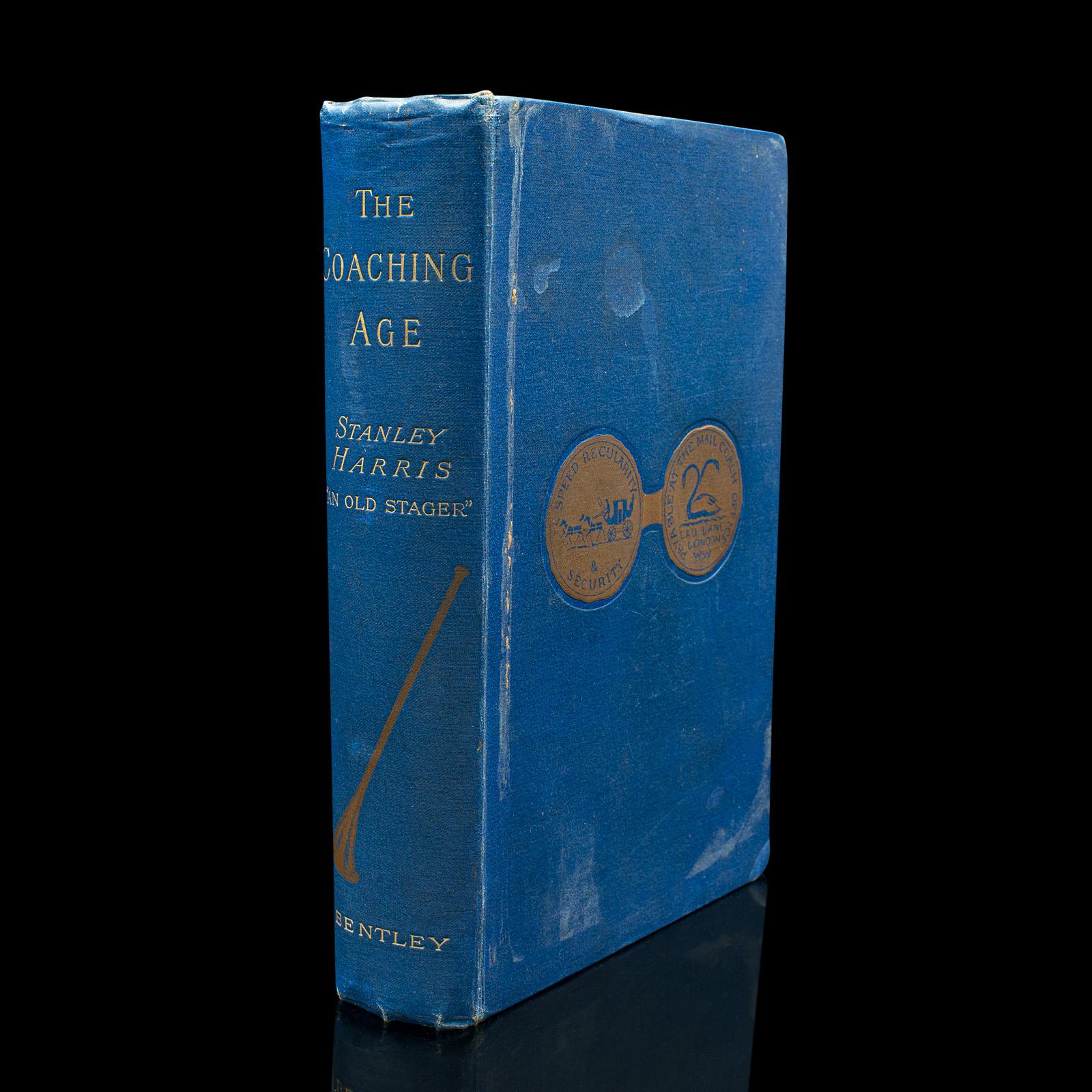 Antique Book, The Coaching Age, Stanley Harris, English, Hard Bound, Victorian (1 of 12)
