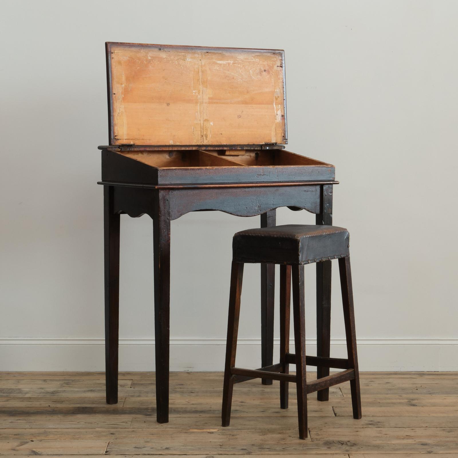 Pine Clerks Desk & Stool (1 of 12) Pine Clerks Desk & Stool (1 of 12)