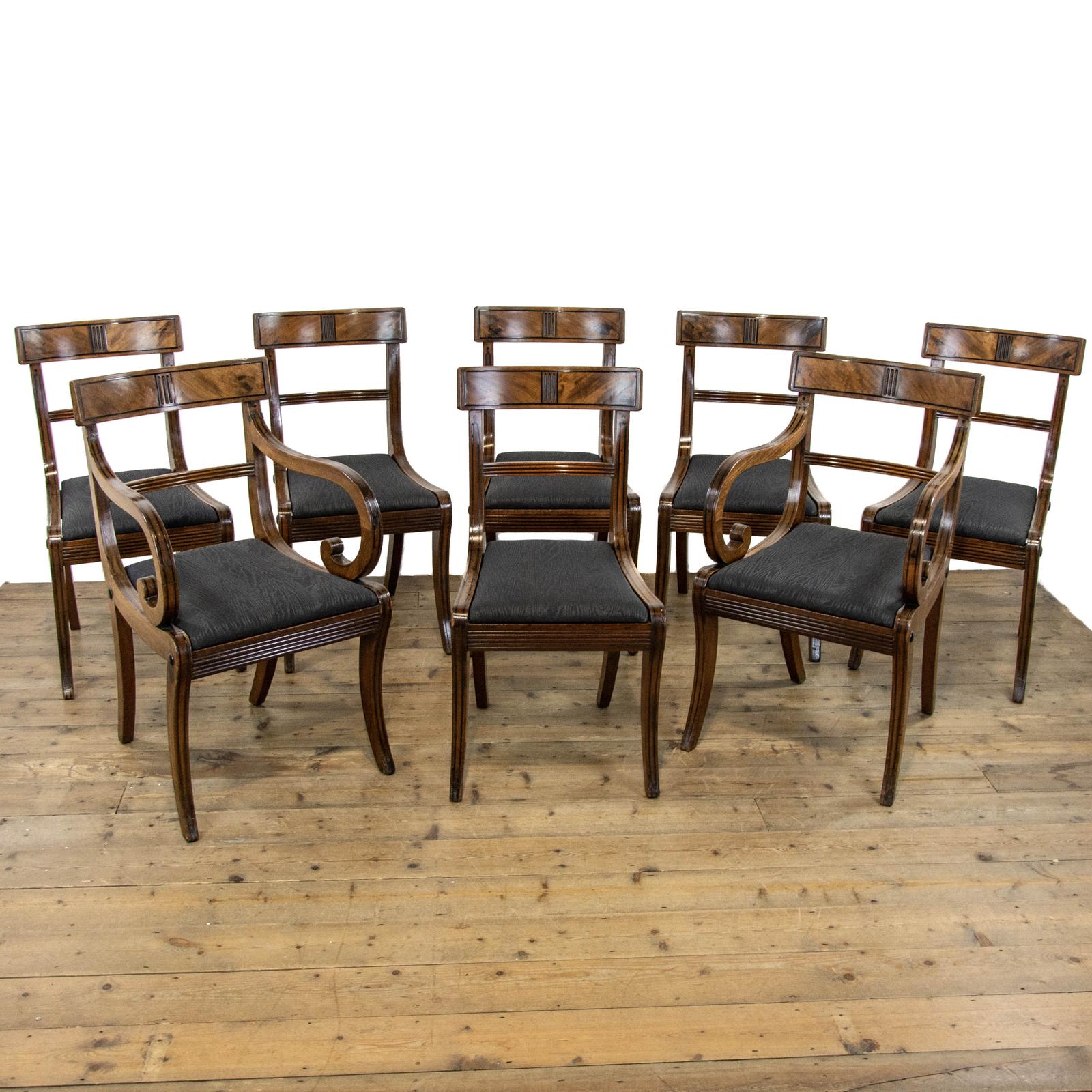 Set of Eight Regency Mahogany Dining Chairs (1 of 16) Set of Eight Regency Mahogany Dining Chairs (1 of 16)
