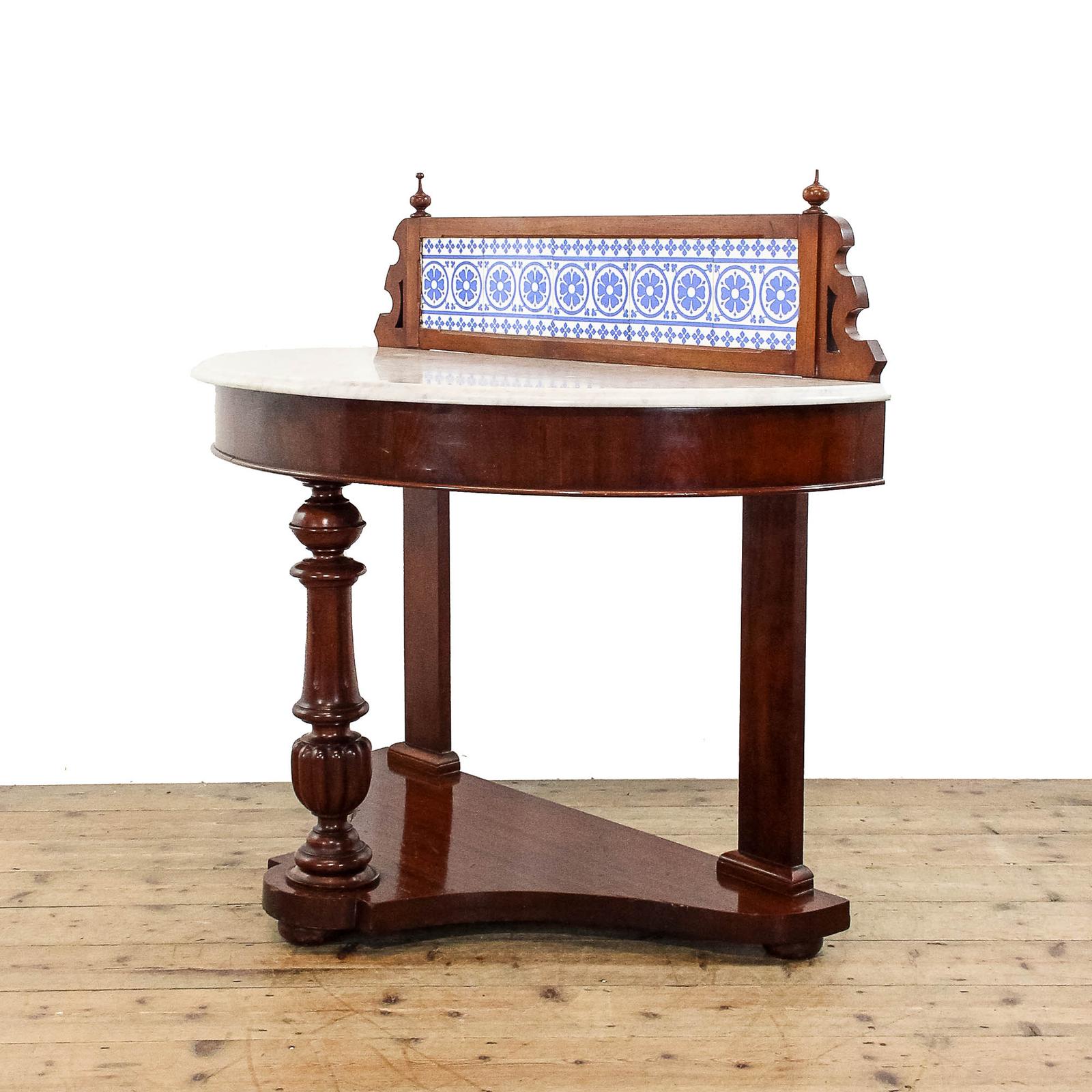 Antique Victorian Mahogany & Marble Duchess Washstand (1 of 11)