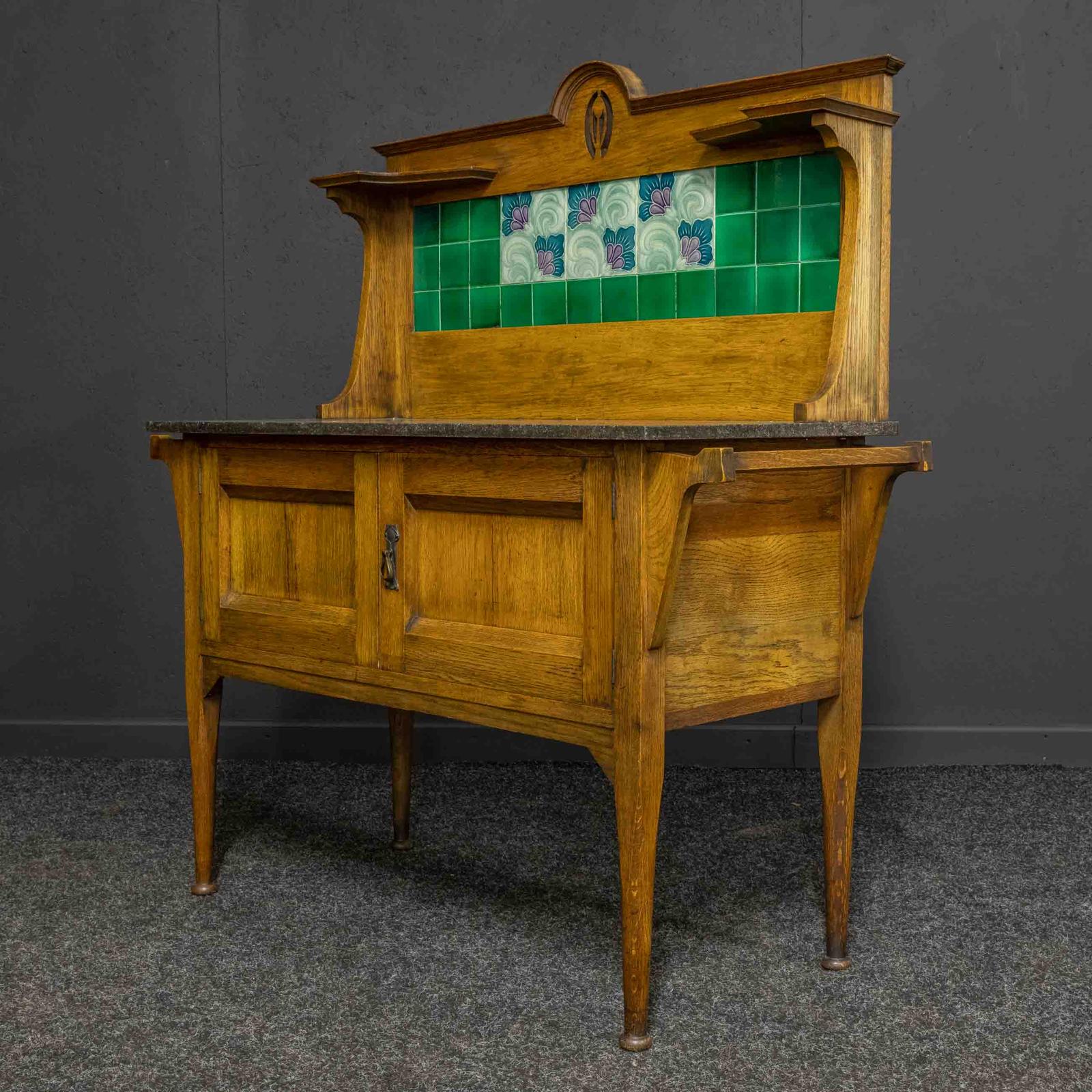 Arts and Crafts Washstand (1 of 9)