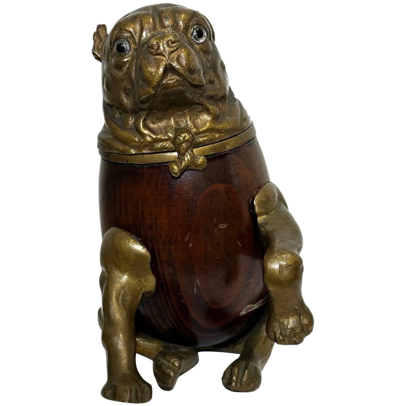 Small Decorative Bulldog Inkwell Named Charlie (1 of 20)