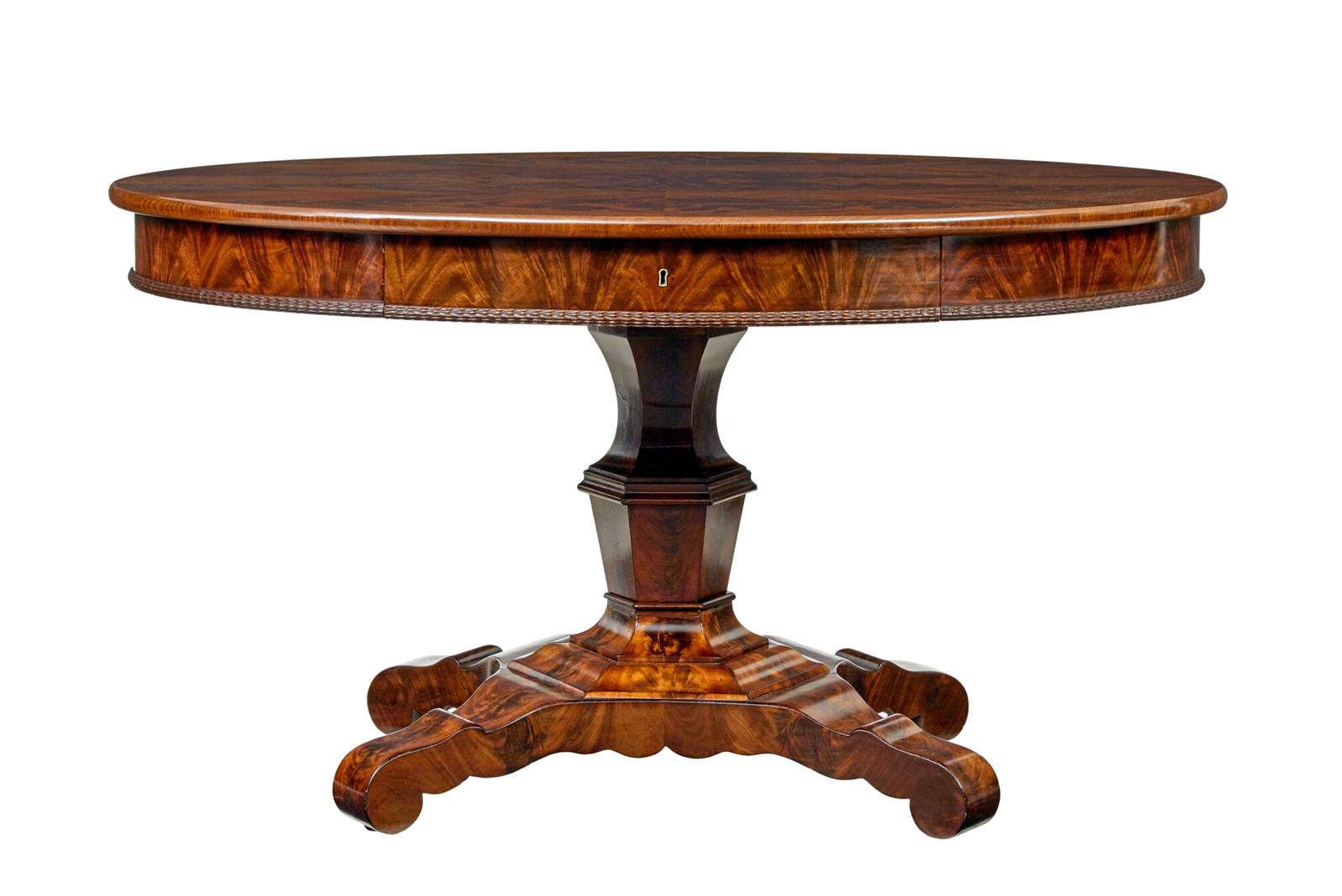 Mid 19th Century Center Table With Writing Slope (1 of 11)