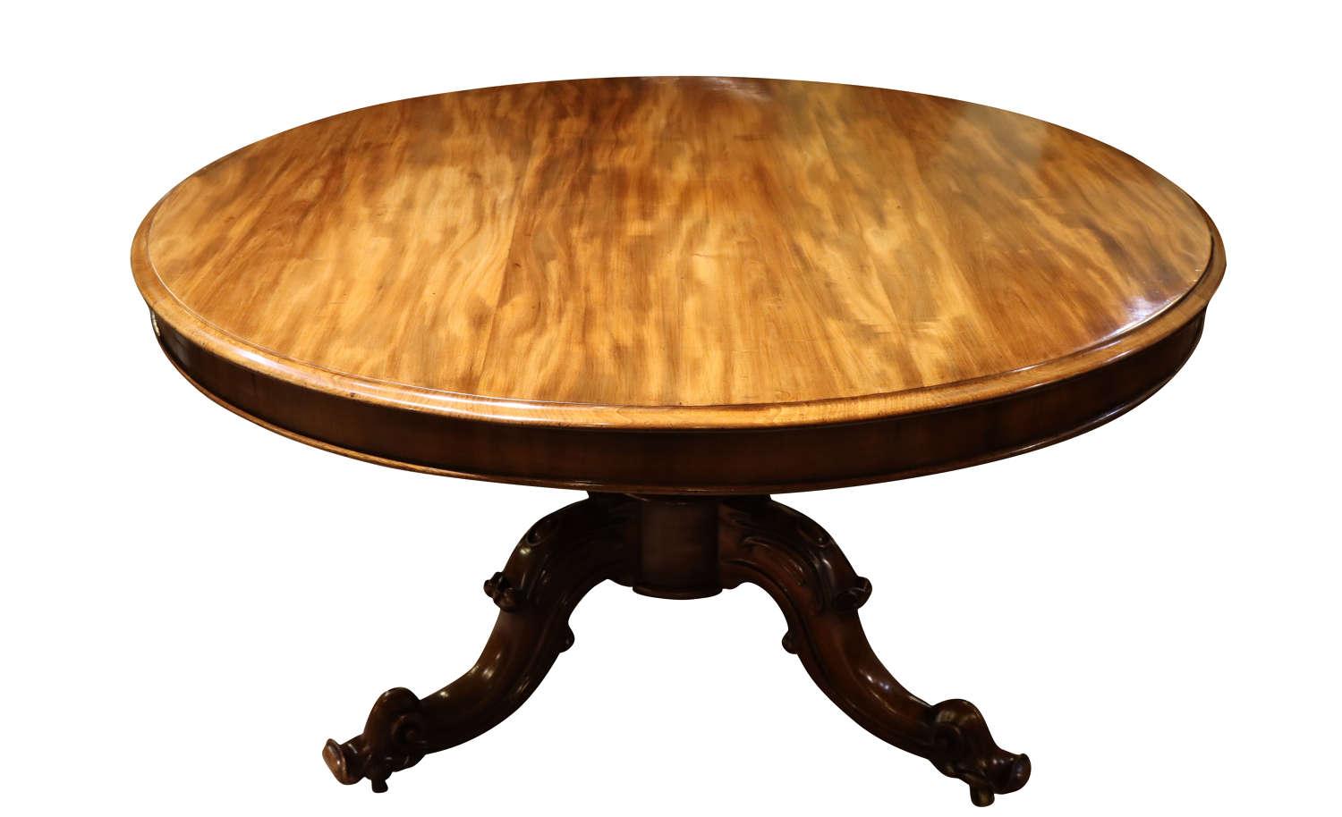 19thc Circular Mahogany Table (1 of 6)