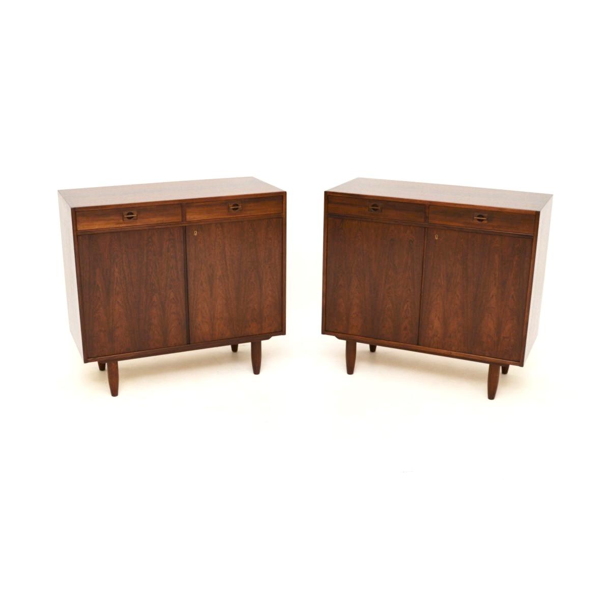 Pair of Danish Vintage Rosewood Cabinets (1 of 10) Pair of Danish Vintage Rosewood Cabinets (1 of 10)