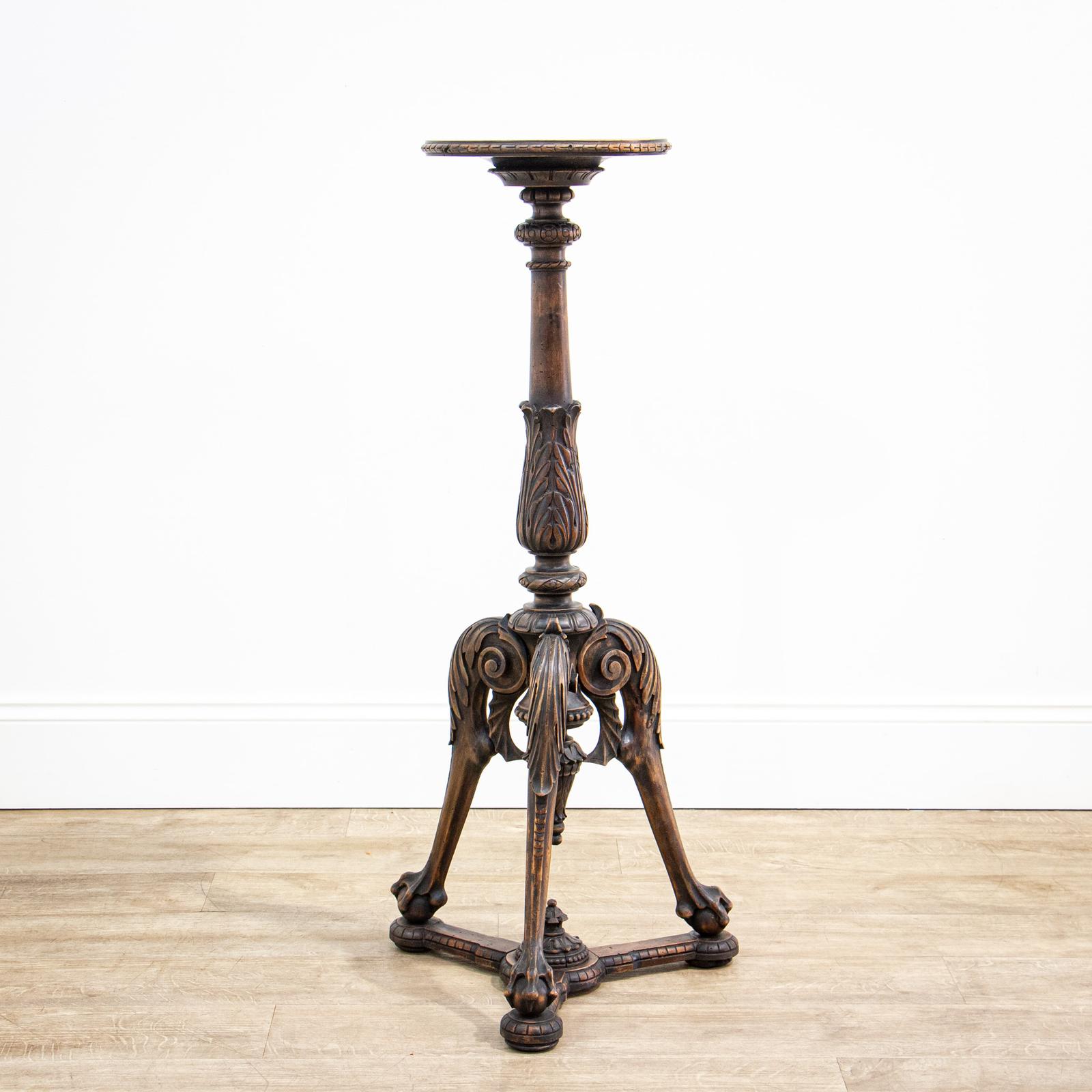 18th Century Carved French Fruitwood Torchere (1 of 11) 18th Century Carved French Fruitwood Torchere (1 of 11)