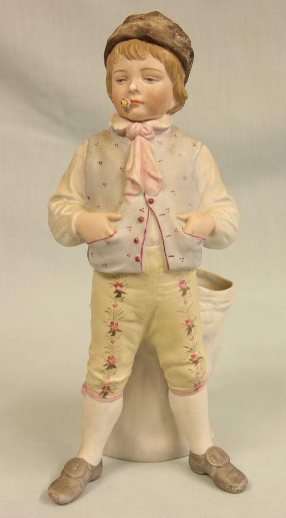Antique Bisque Figurine of Young Boy (1 of 12)