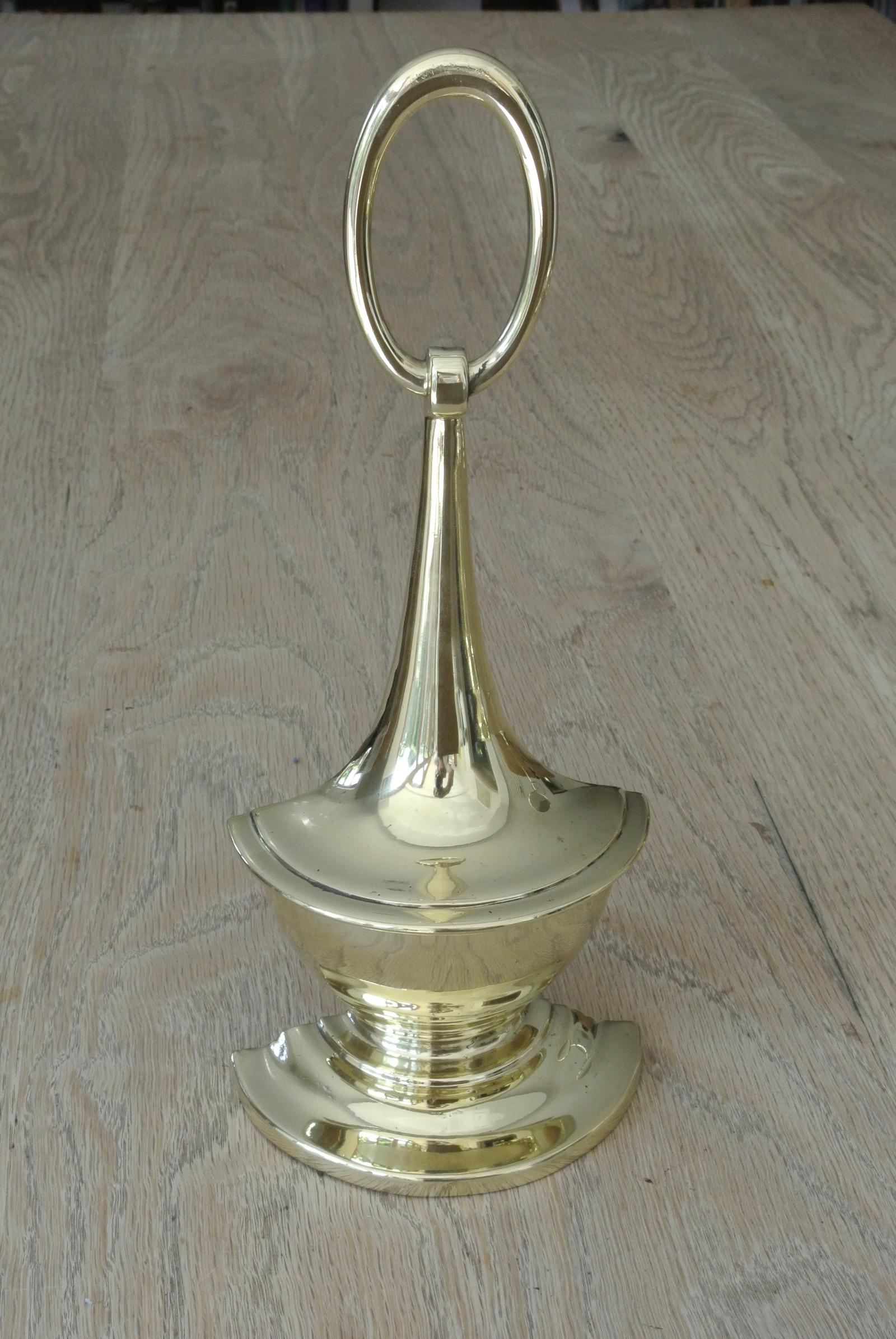 Superb Edwardian Brass Door Stop Door Porter by William Tonks & Sons c.1910 (1 of 6)