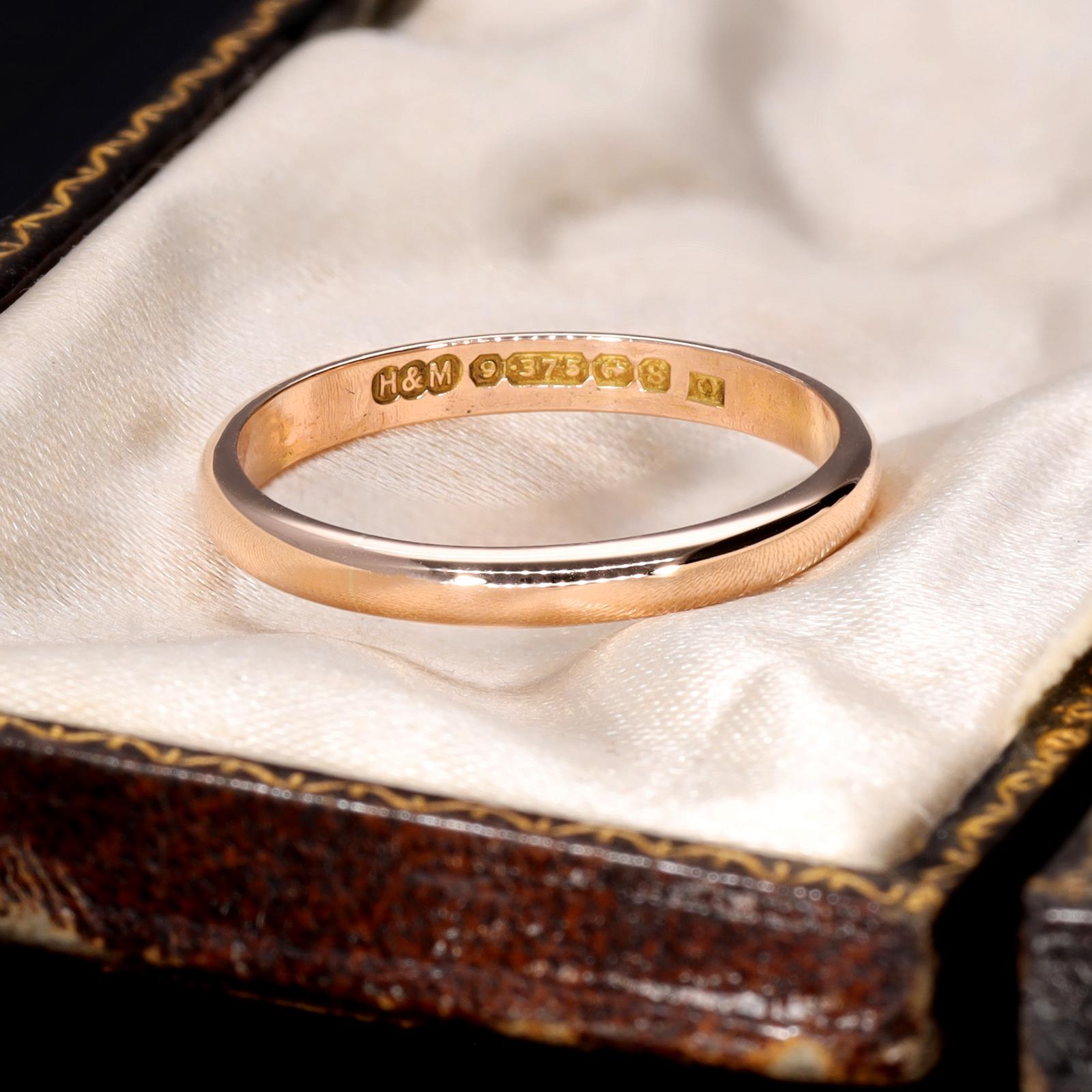 The Vintage 1942 Rose Gold Wedding Ring (1 of 1)