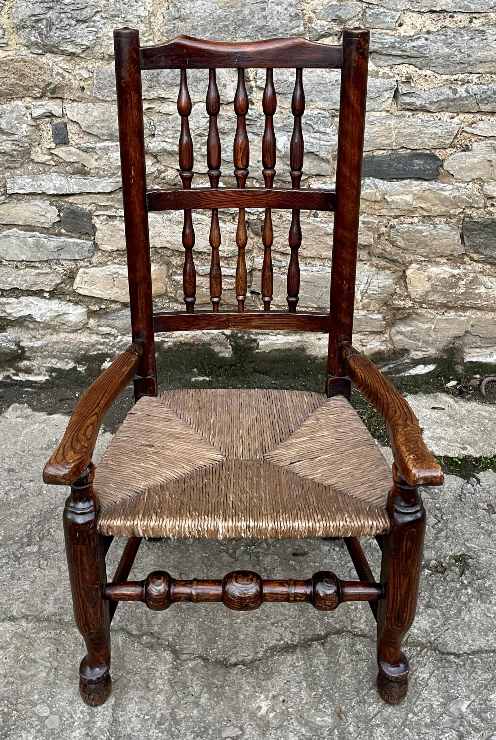 Antique Lancashire Spindleback Chair (1 of 20) Antique Lancashire Spindleback Chair (1 of 20)