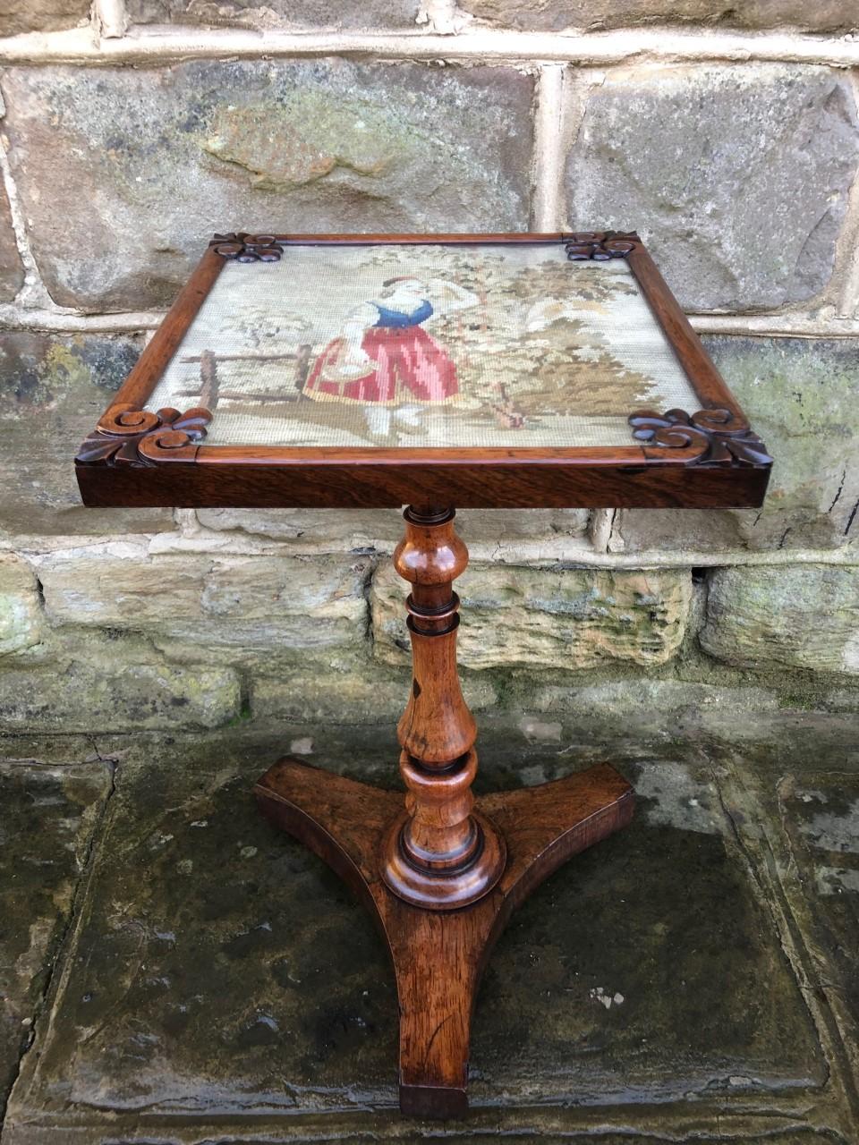 Antique Rosewood Wine Table (1 of 8)