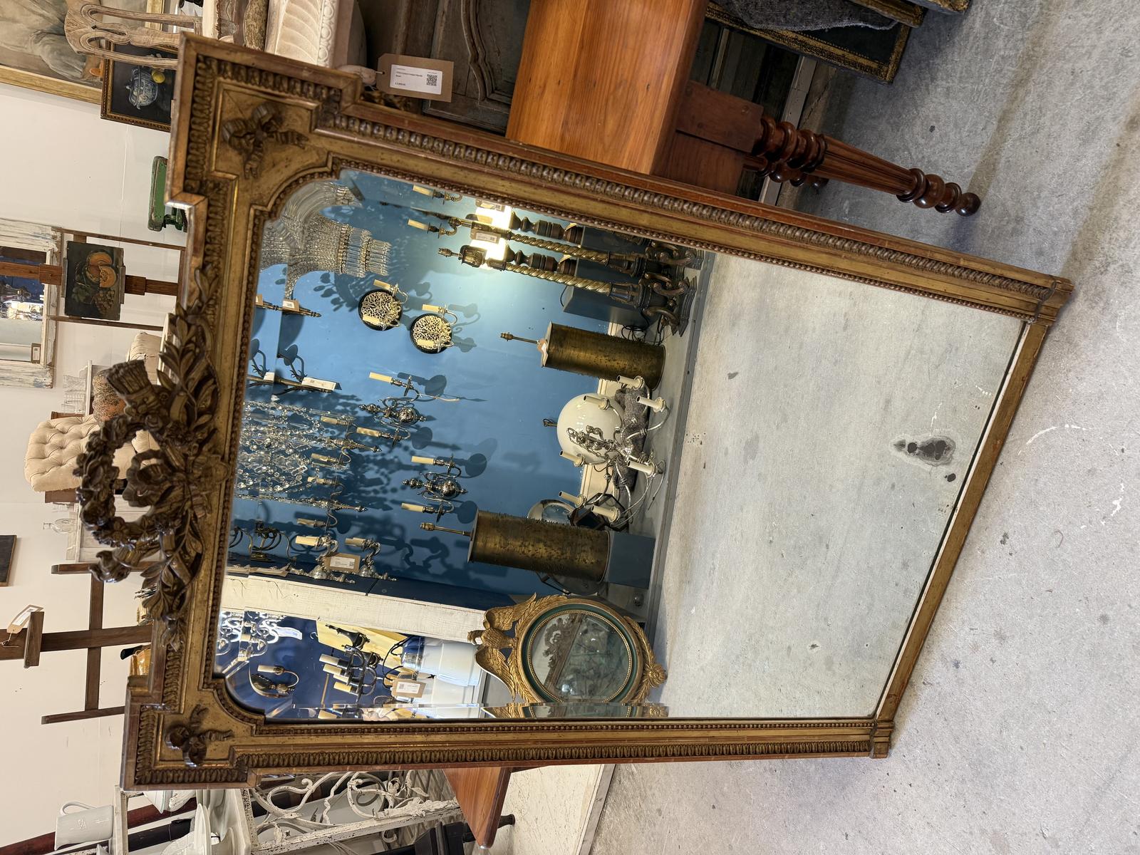 19th Century , Louis Philippe Gilded Overmantle Mirror (1 of 9) 19th Century , Louis Philippe Gilded Overmantle Mirror (1 of 9)