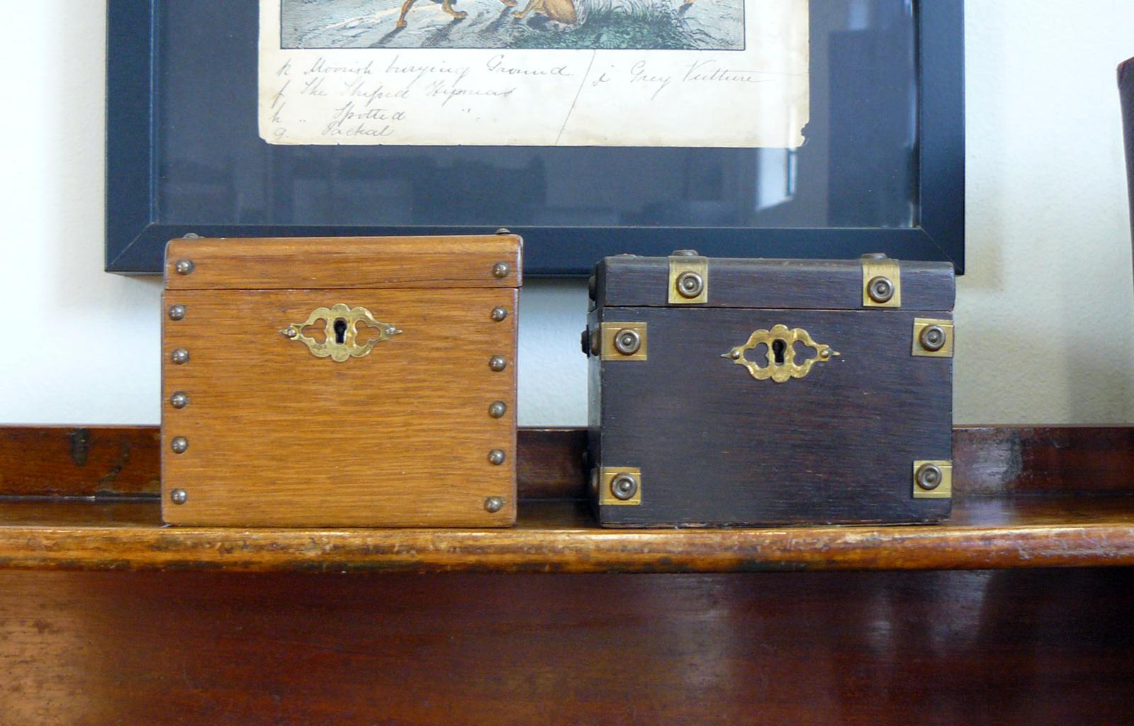 Pair of Little Victorian Church Charity Boxes (1 of 11) Pair of Little Victorian Church Charity Boxes (1 of 11)