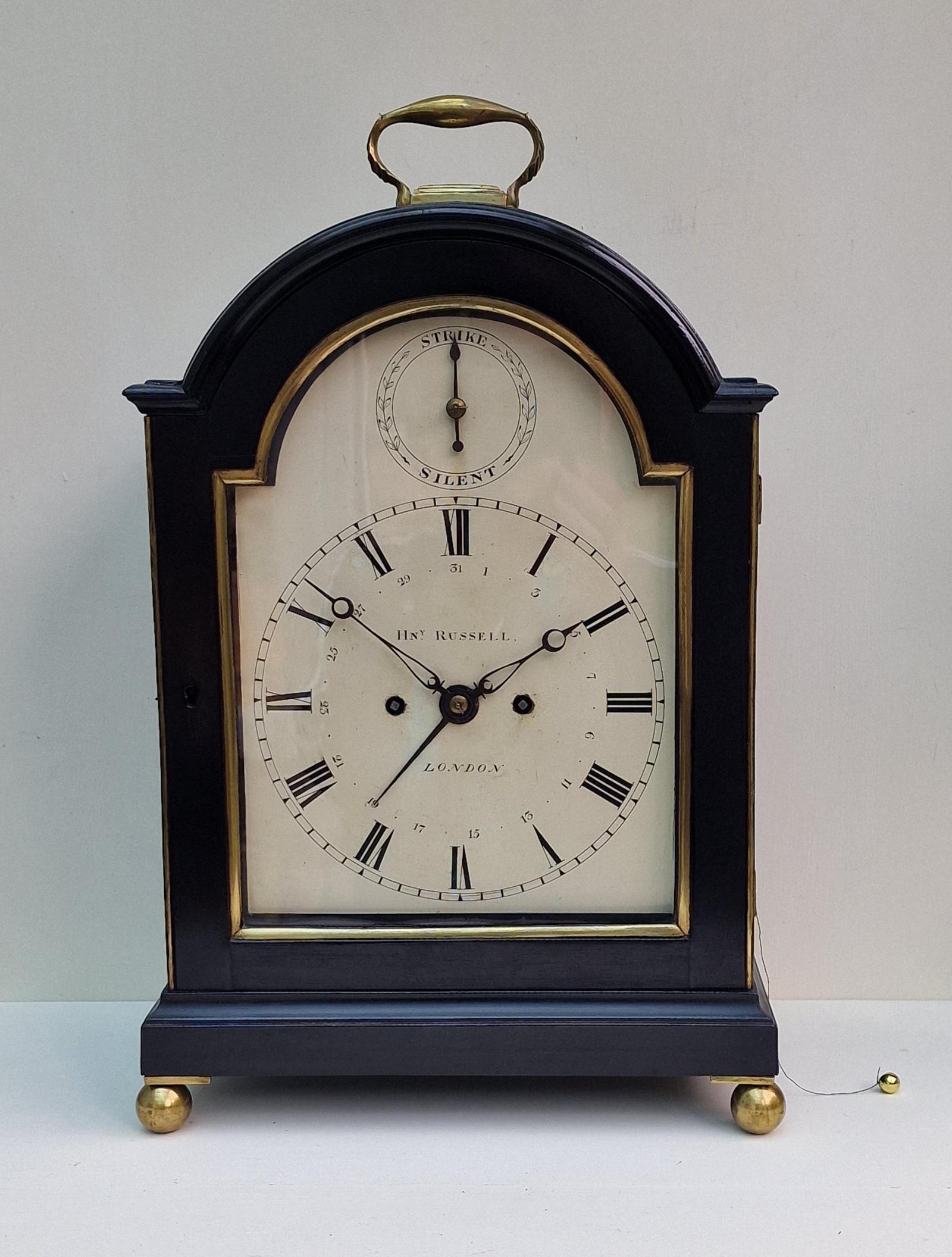 Henry Russell, London Georgian Bracket Clock (1 of 11) Henry Russell, London Georgian Bracket Clock (1 of 11)