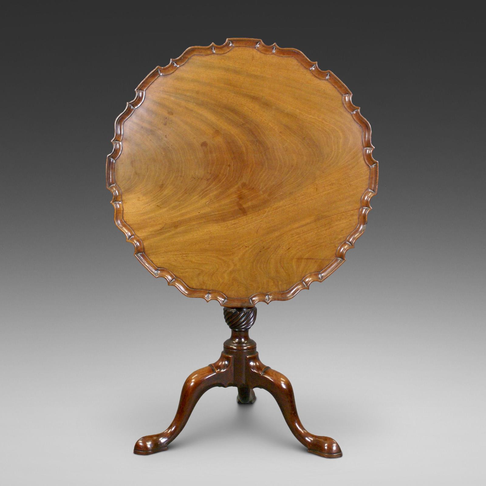 George III Cuban Mahogany Piecrust Tripod Table (1 of 6) George III Cuban Mahogany Piecrust Tripod Table (1 of 6)