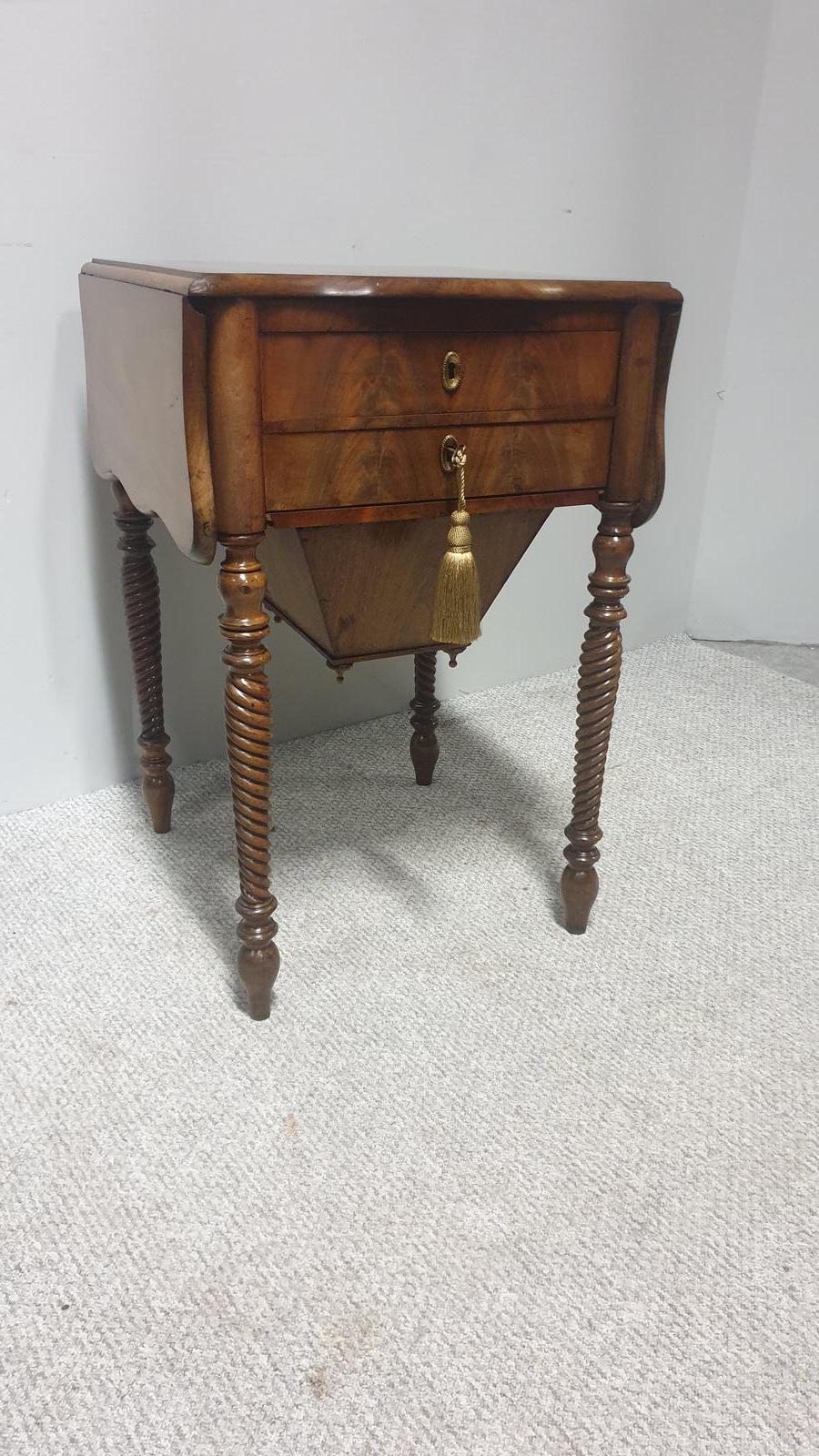 Lovely Mahogany Sewing Work Table (1 of 1)